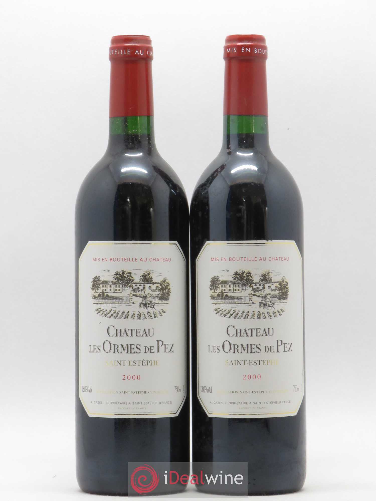 Château les Ormes de Pez 2000 - Lot de 2 bouteilles - 0