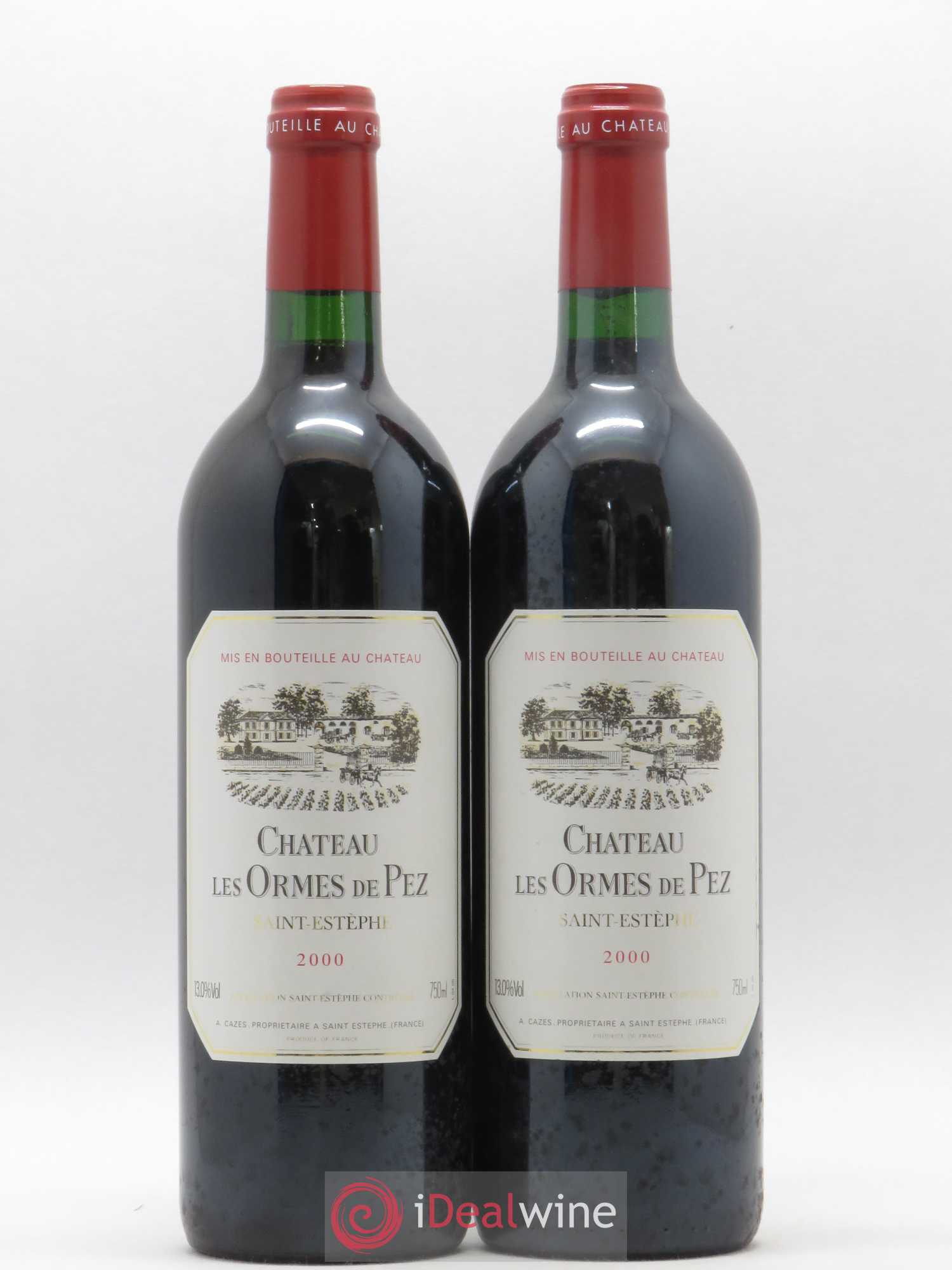 Château les Ormes de Pez 2000 - Lot de 2 bouteilles - 0