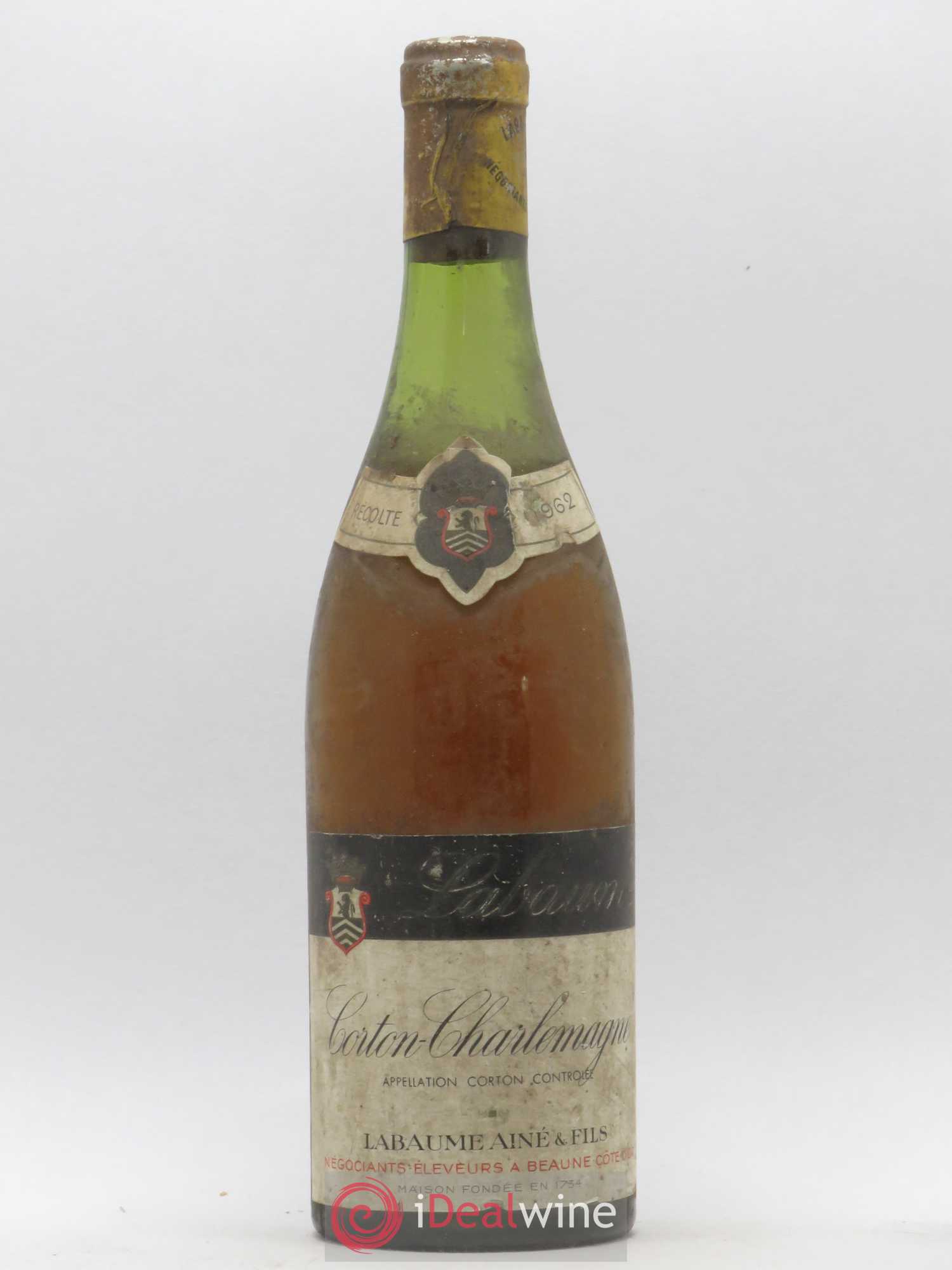 Corton-Charlemagne Grand Cru Labaume 1962 - Lot de 1 bouteille - 0
