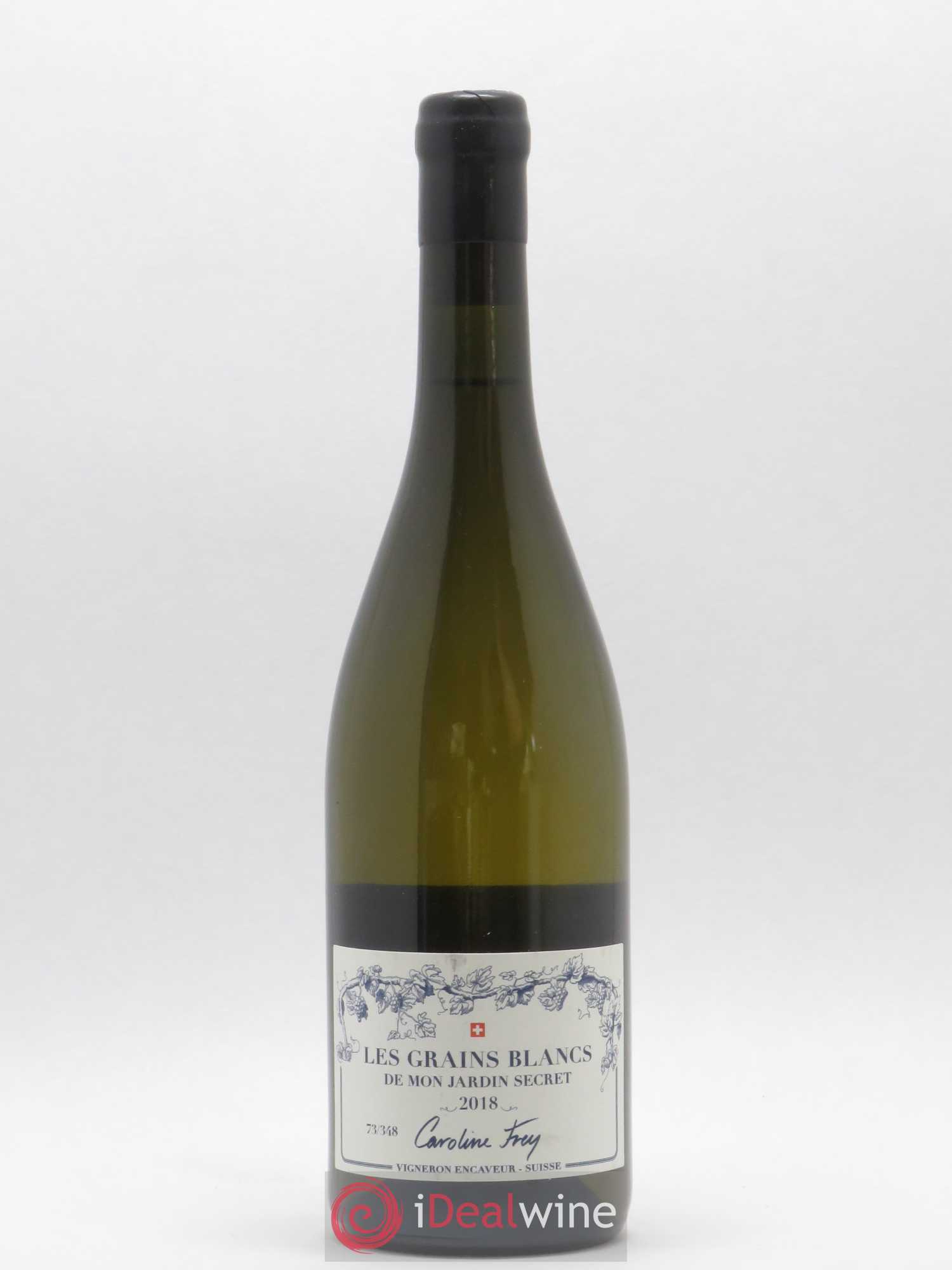 Valais Les Grains Blancs de Mon Jardin Secret Caroline Frey 2018 - Posten von 1 Flasche - 0