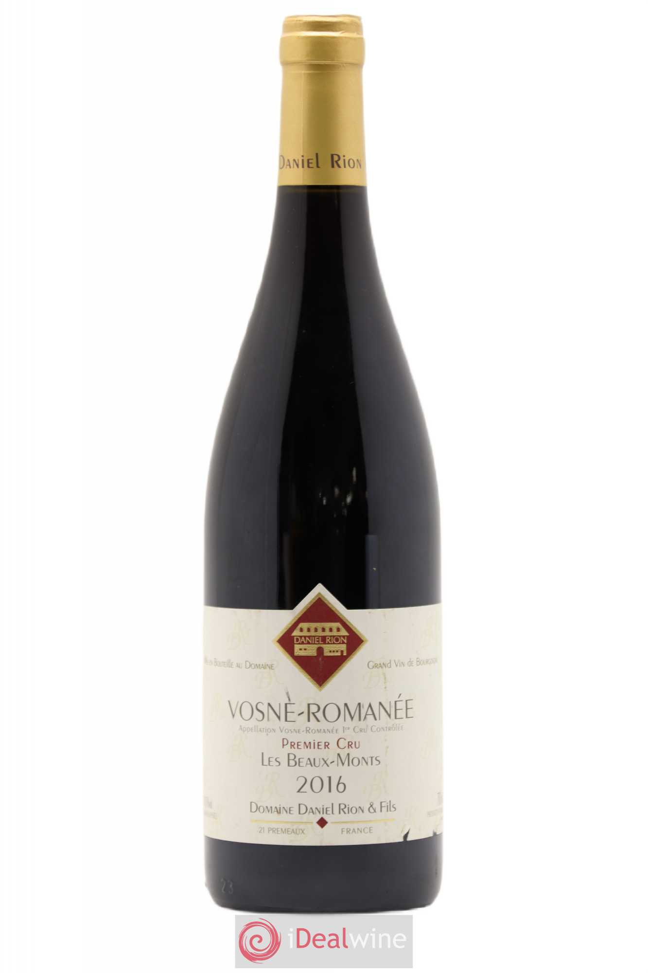 Vosne-Romanée 1er Cru Les Beaux Monts Daniel Rion & Fils 2016 - Lot de 1 bouteille - 0