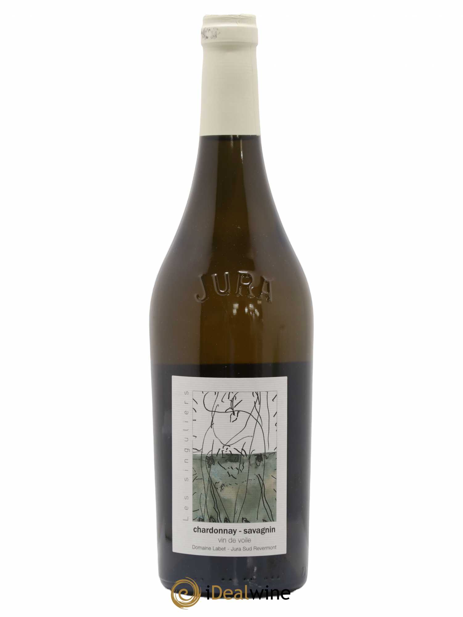 Côtes du Jura Vin de Voile Chardonnay-Savagnin cuvée de garde Romain - Julien - Charline Labet 2019 - Lot de 1 bouteille - 0