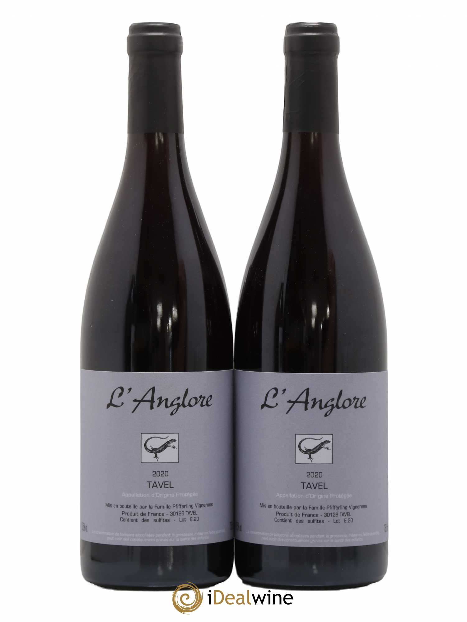 Tavel L'Anglore 2020 - Posten von 2 Flaschen - 0