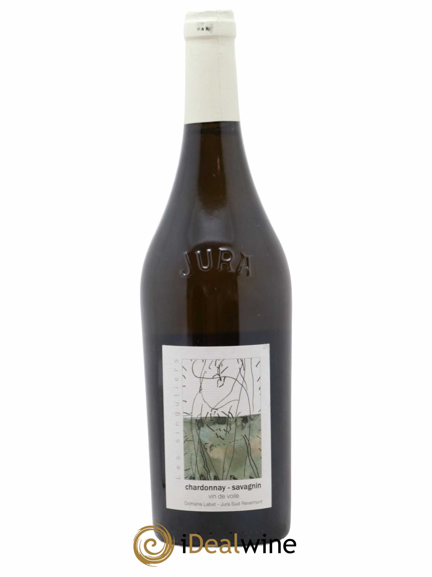 Côtes du Jura Vin de Voile Chardonnay-Savagnin cuvée de garde Romain - Julien - Charline Labet 2019 - Lot de 1 bouteille - 0