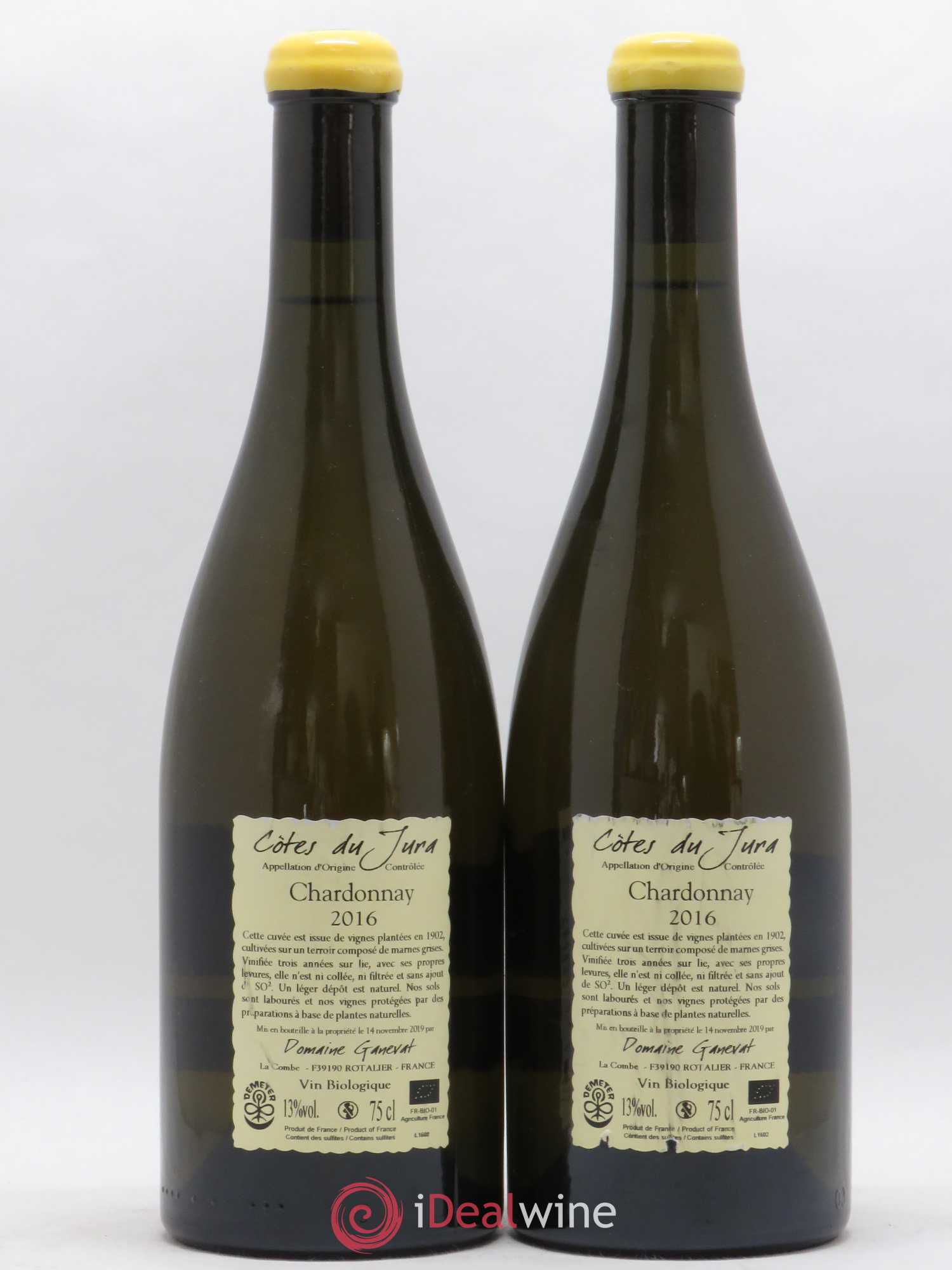 Côtes du Jura Les Chalasses Vieilles Vignes Jean-François Ganevat (Domaine) 2016 - Lot de 2 bouteilles - 1