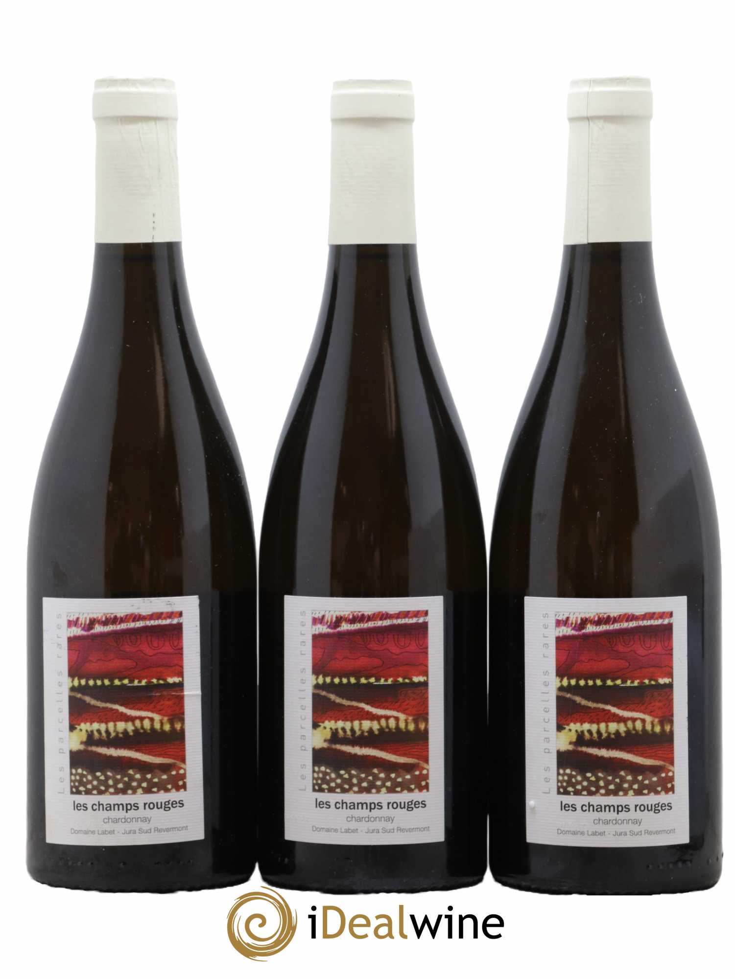 Côtes du Jura Chardonnay Les Champs Rouges Romain - Julien - Charline Labet 2018 - Posten von 3 Flaschen - 0