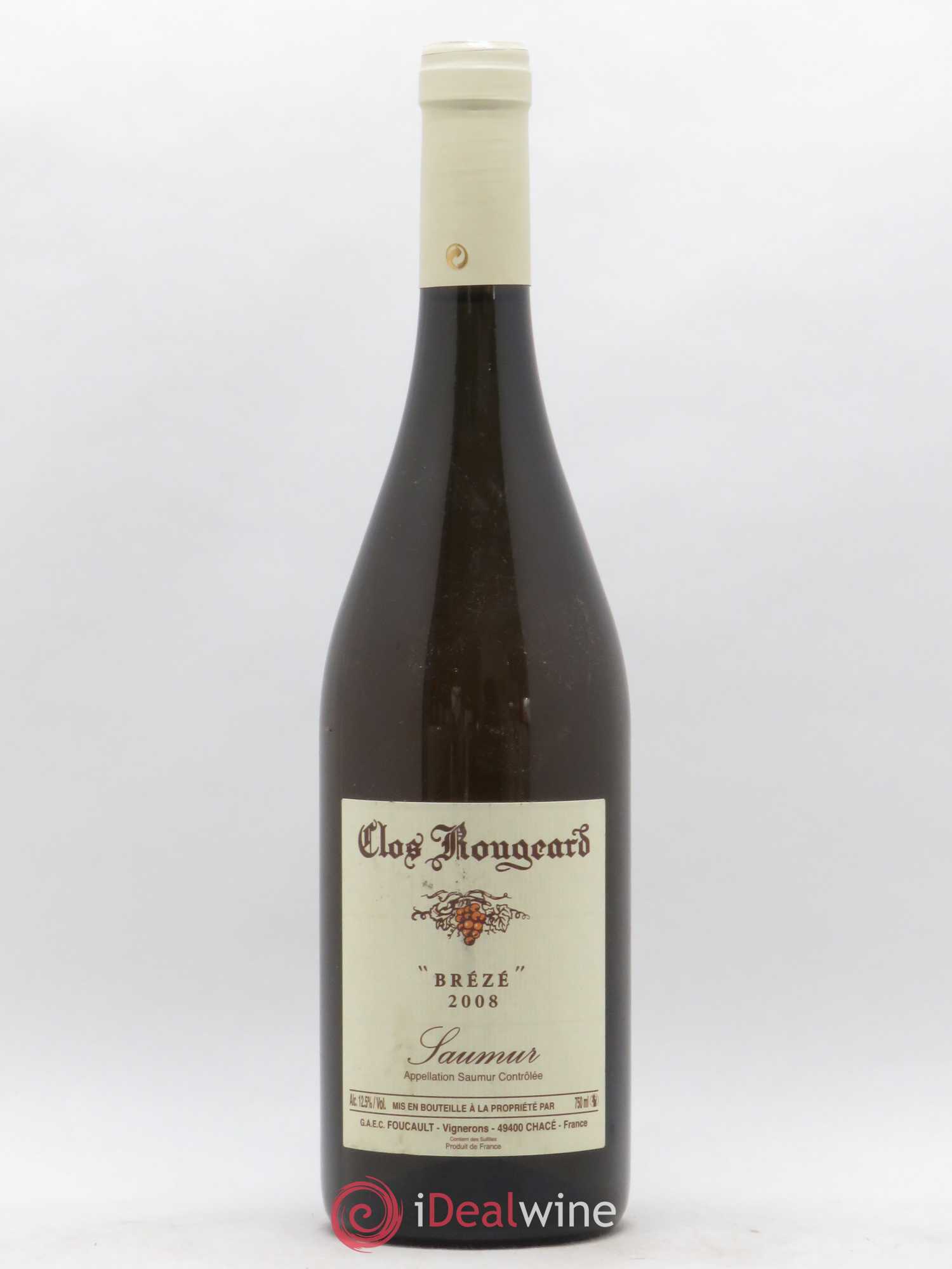 Saumur Brézé Clos Rougeard 2008 - Lot de 1 bouteille - 0