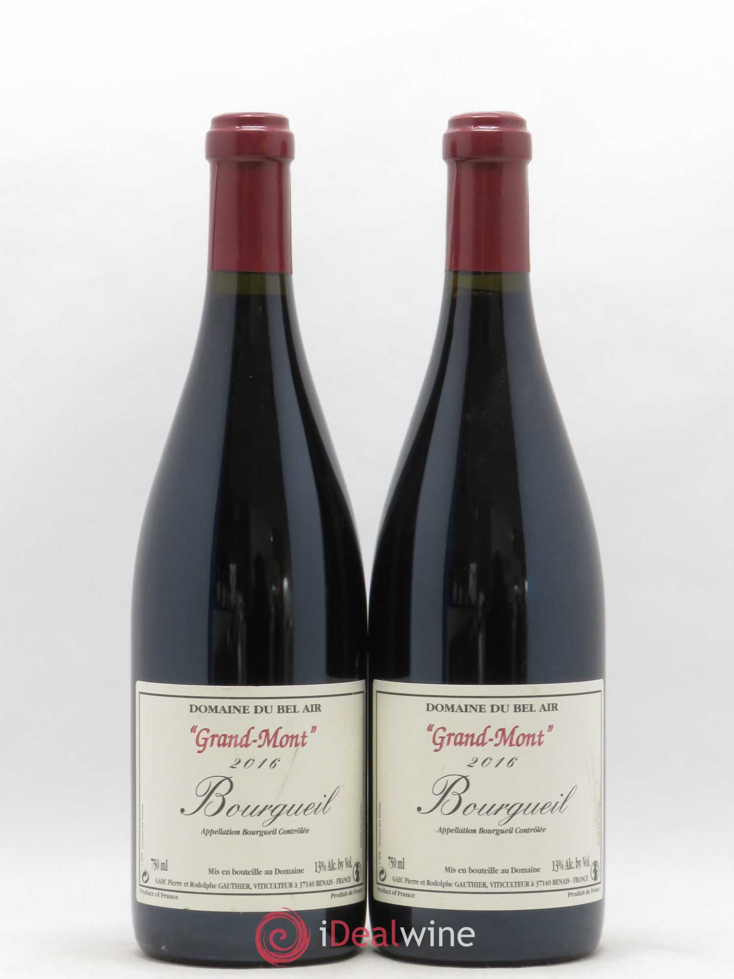 Bourgueil Grand Mont P Gauthier 2016 - Posten von 2 Flaschen - 0