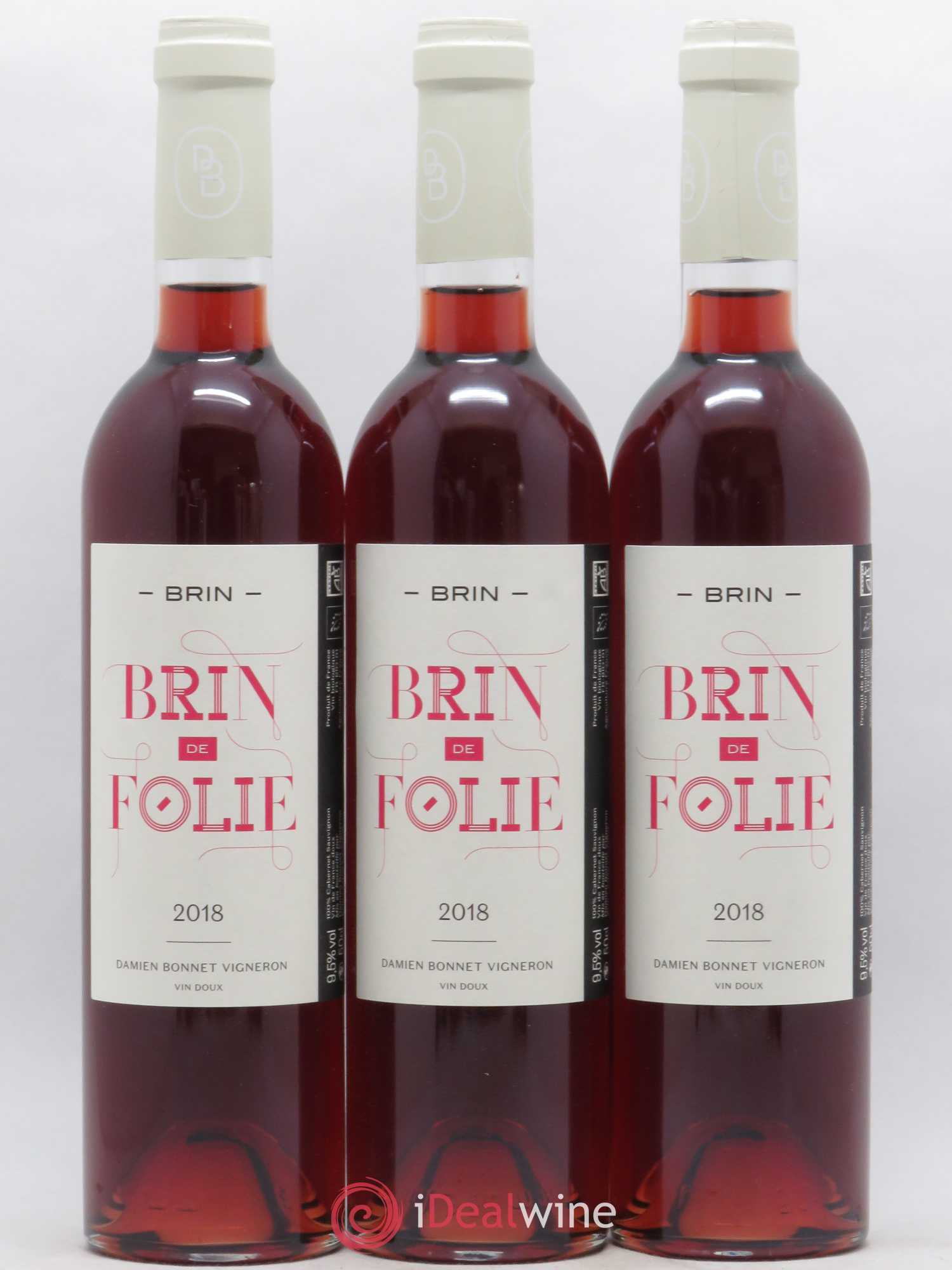 Vin de France Brin de Folie D Bonnet Vin Doux 50cl 2018 - Lot of 6 bottles - 1