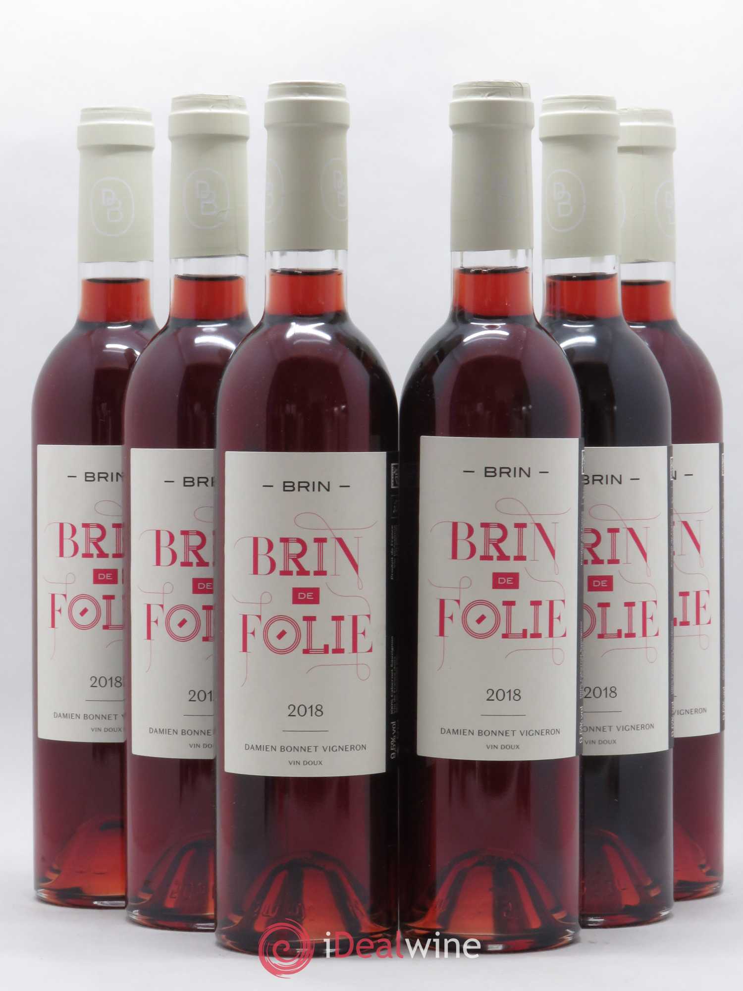 Vin de France Brin de Folie D Bonnet Vin Doux 50cl 2018 - Lot of 6 bottles - 0