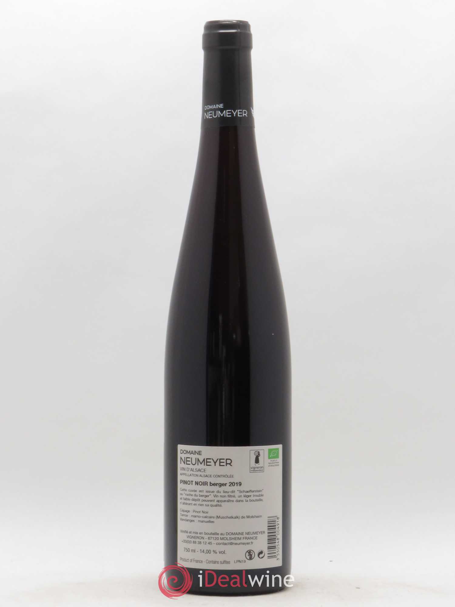 Pinot Noir Neumeyer Berger 2019 - Lot de 1 bouteille - 1
