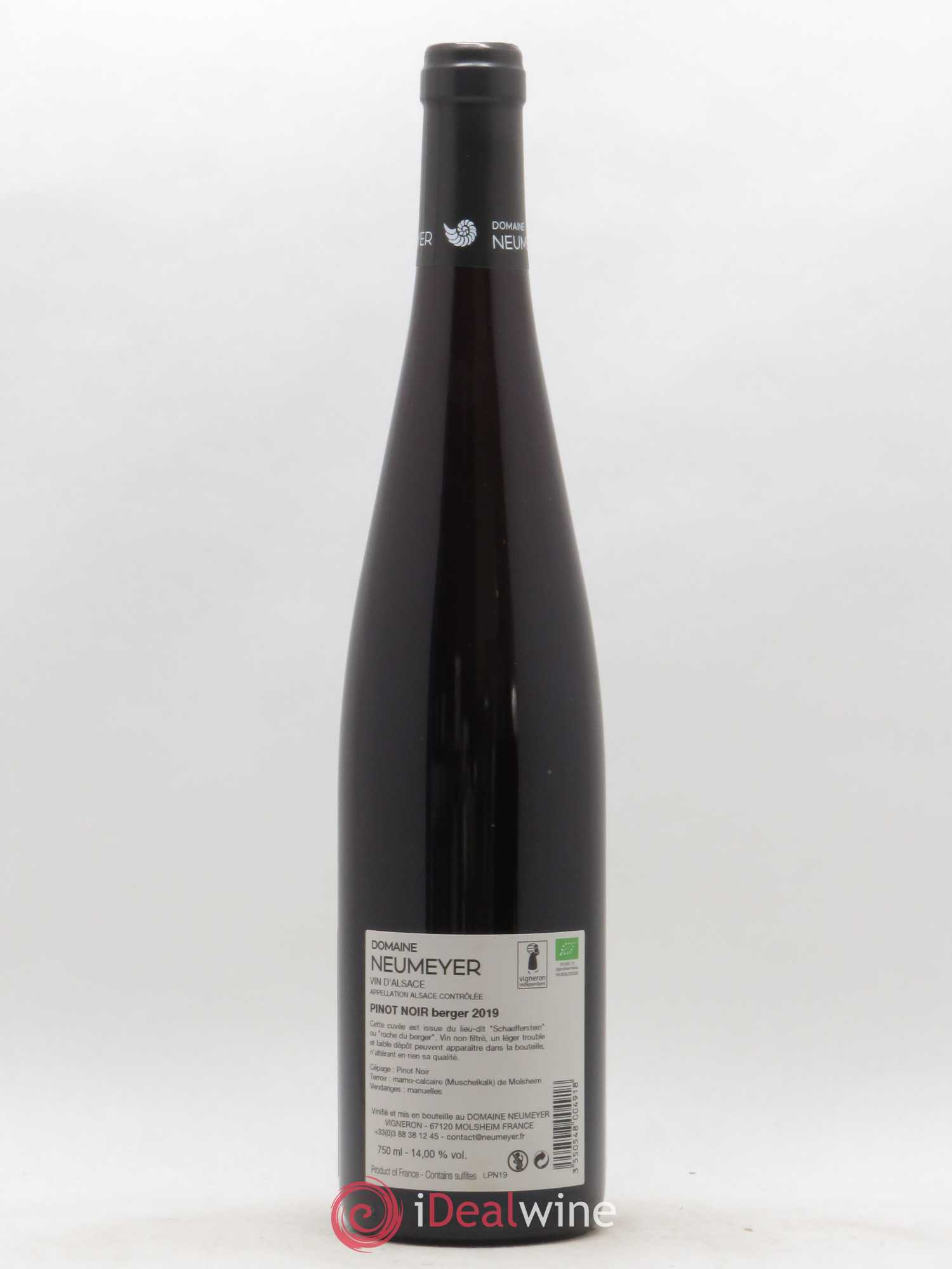 Pinot Noir Neumeyer Berger 2019 - Posten von 1 Flasche - 1