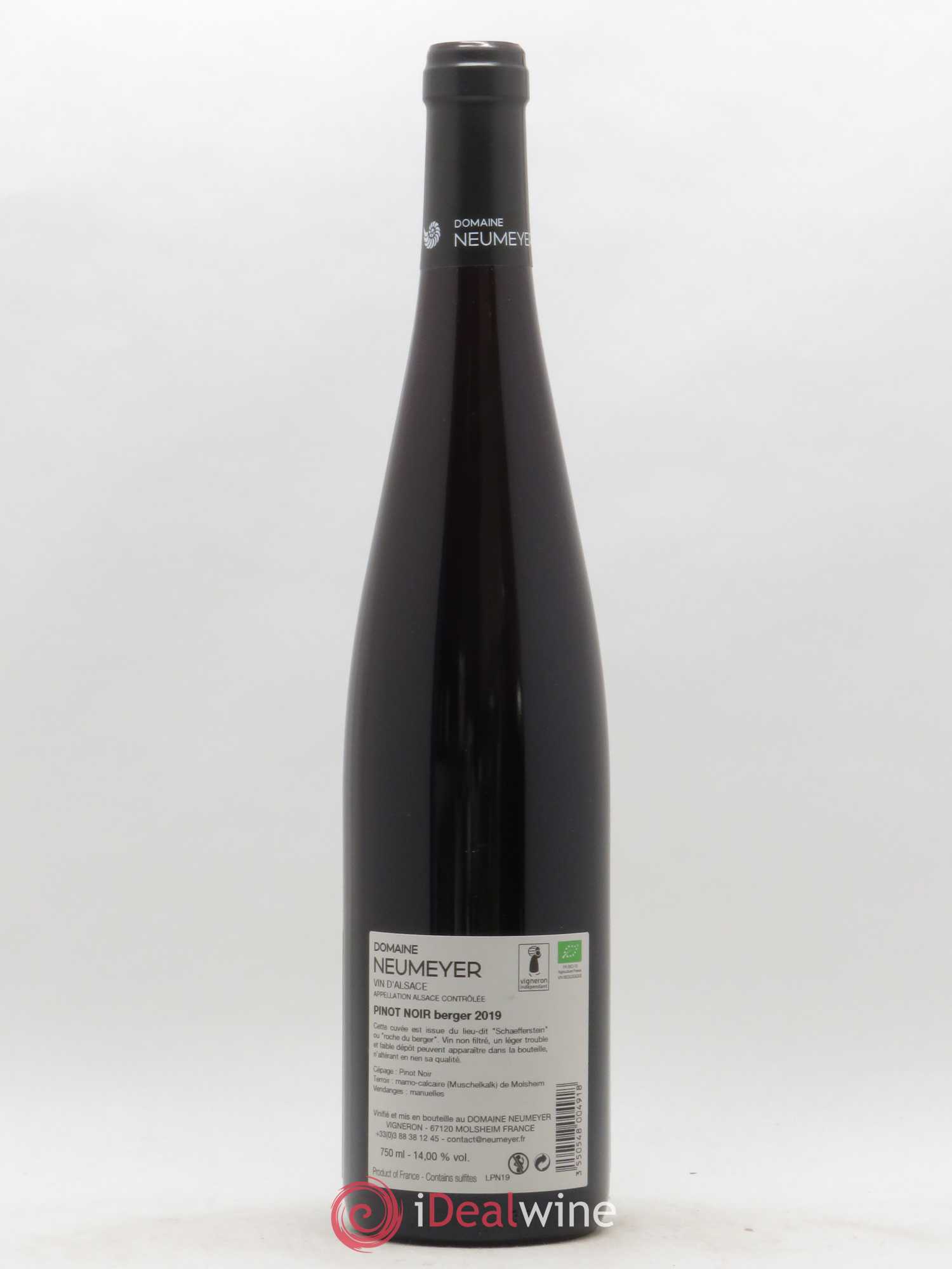 Pinot Noir Neumeyer Berger 2019 - Posten von 1 Flasche - 1