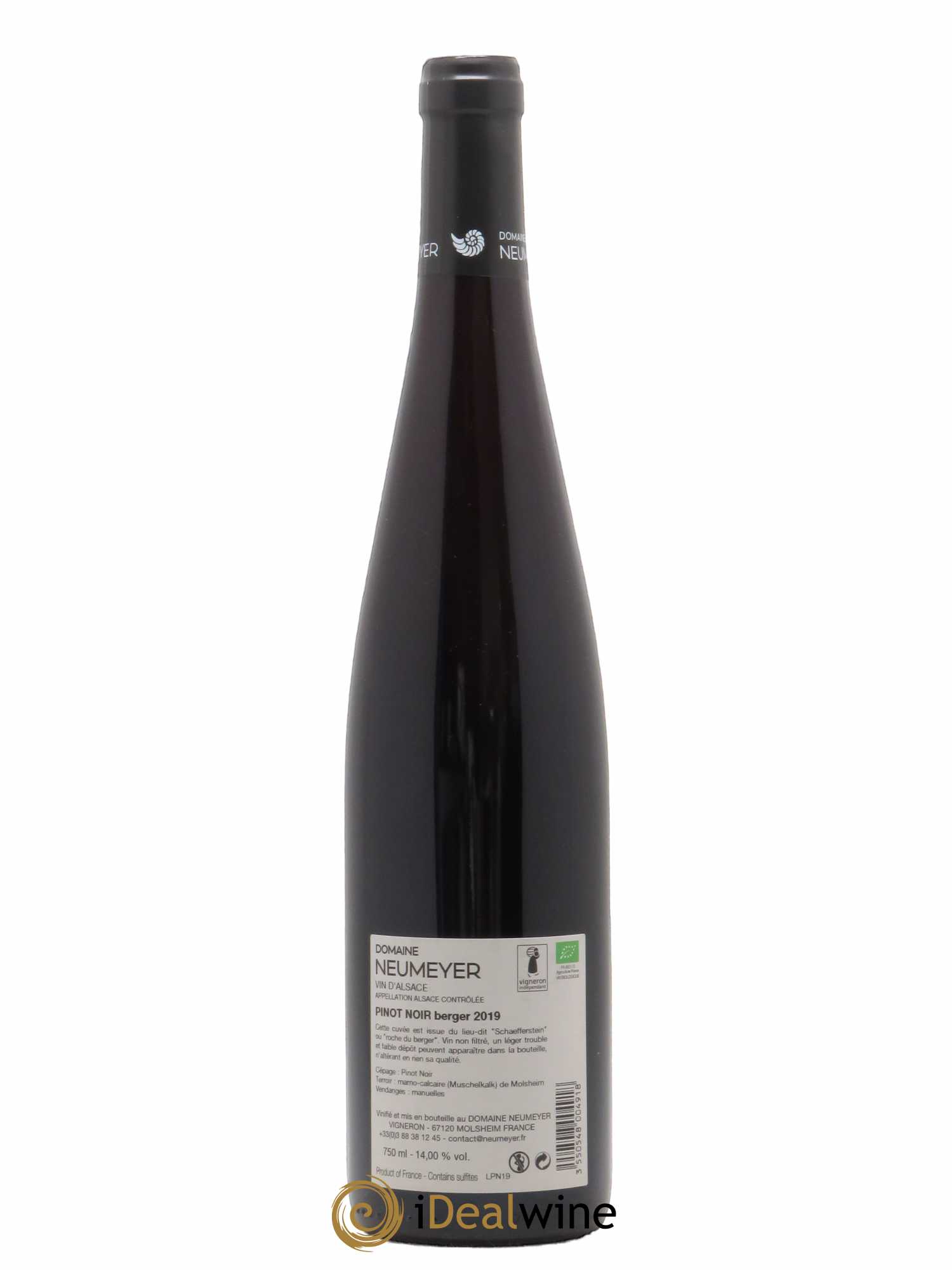 Pinot Noir Neumeyer Berger 2019 - Posten von 1 Flasche - 1
