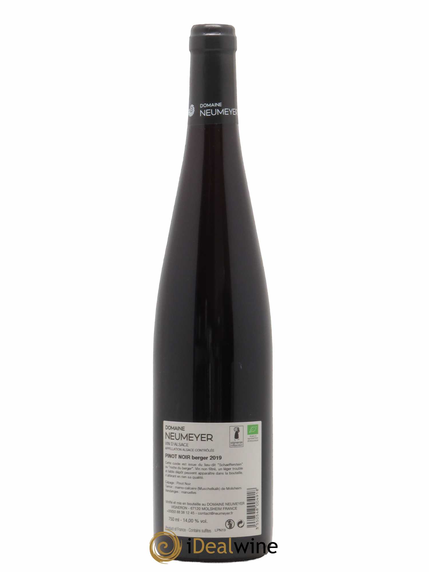 Pinot Noir Neumeyer Berger 2019 - Posten von 1 Flasche - 1