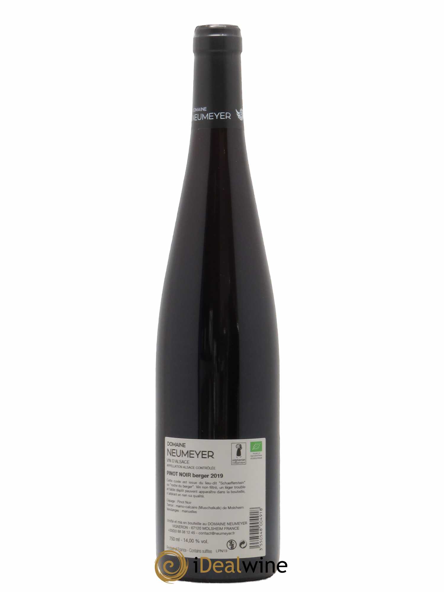 Pinot Noir Neumeyer Berger 2019 - Posten von 1 Flasche - 1