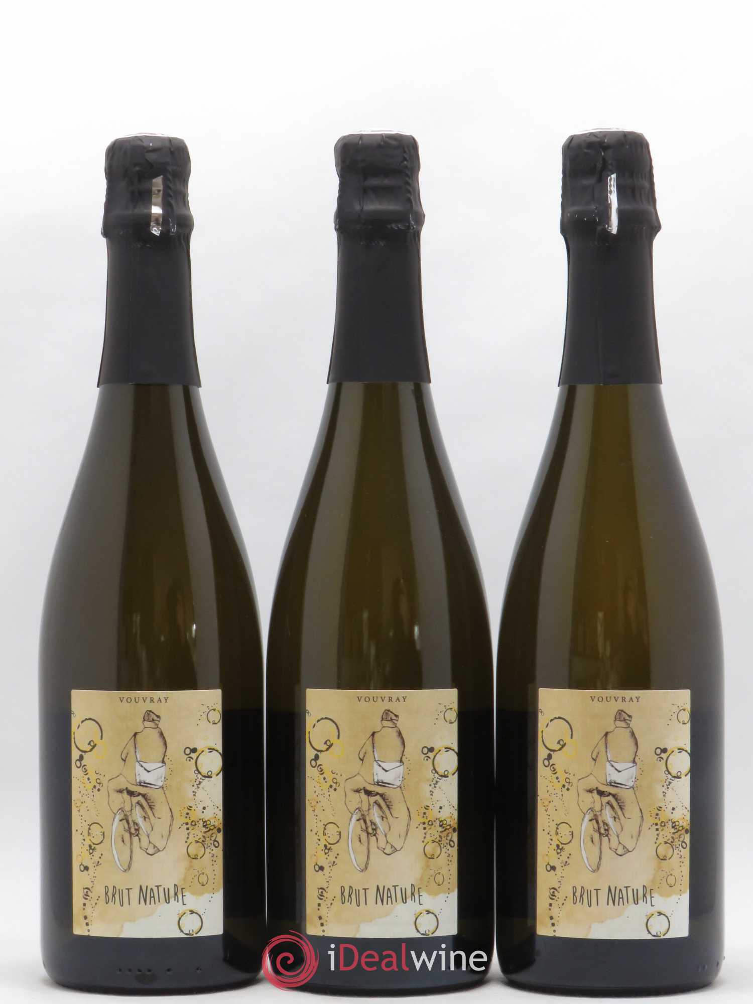Vouvray Brut Nature Le Facteur à Vélo M Cosme - Posten von 3 Flaschen - 0