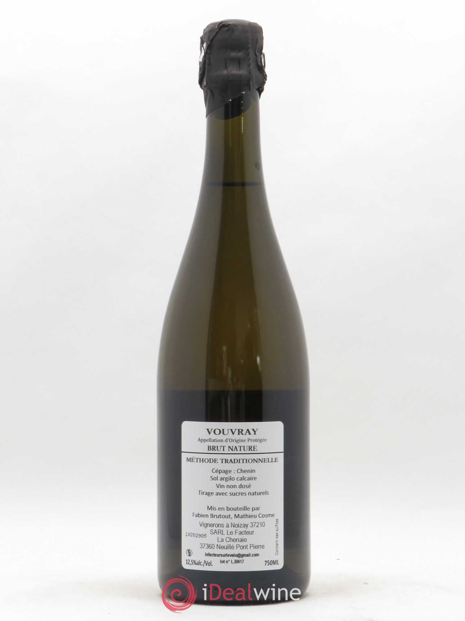 Vouvray Brut Nature Le Facteur à Vélo M Cosme - Posten von 1 Flasche - 1