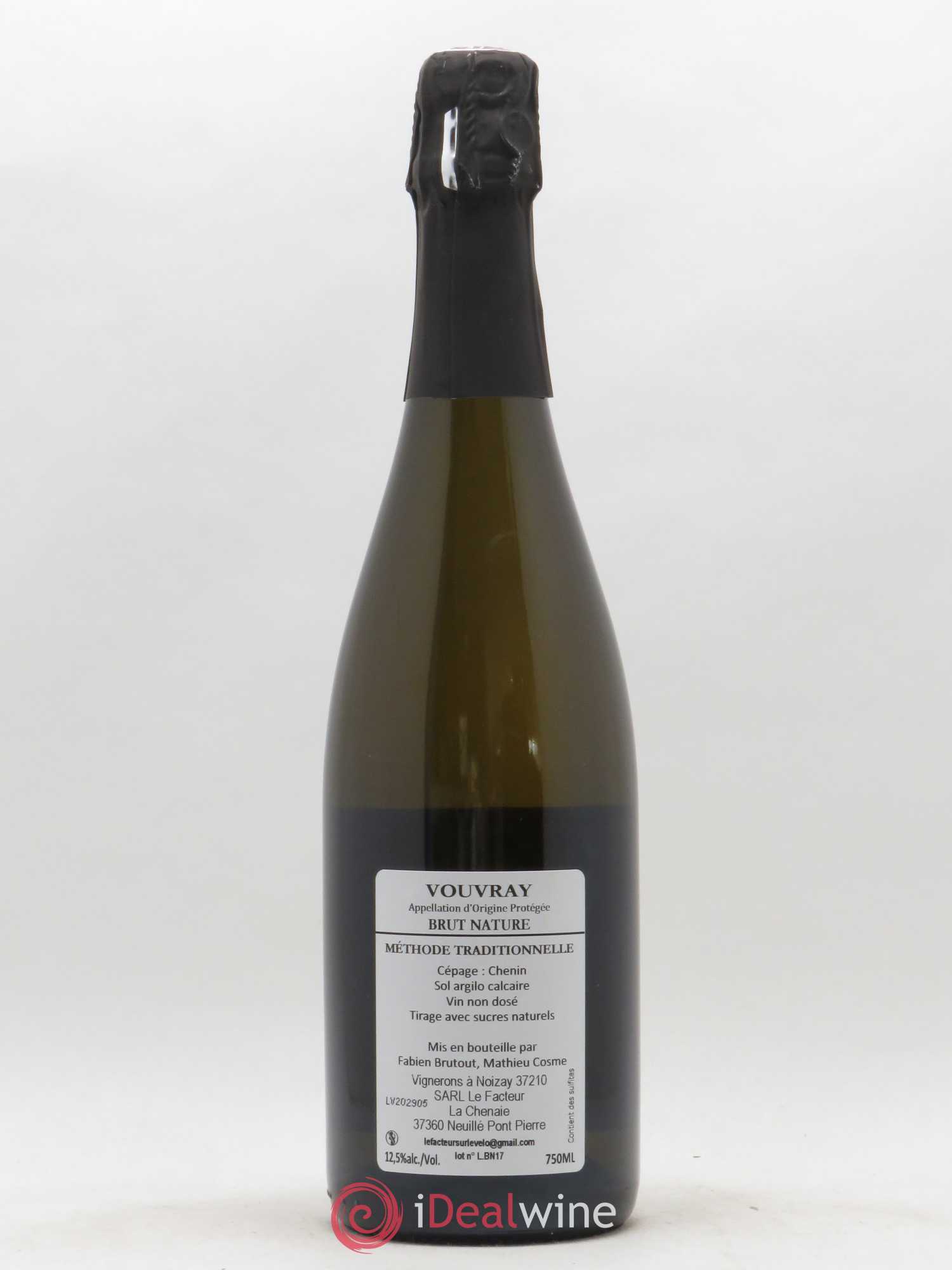 Vouvray Brut Nature Le Facteur à Vélo M Cosme - Posten von 1 Flasche - 1