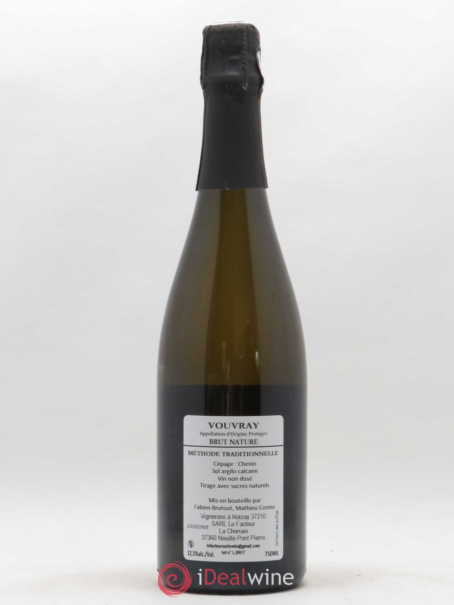 Vouvray Brut Nature Le Facteur à Vélo M Cosme - Posten von 1 Flasche - 1