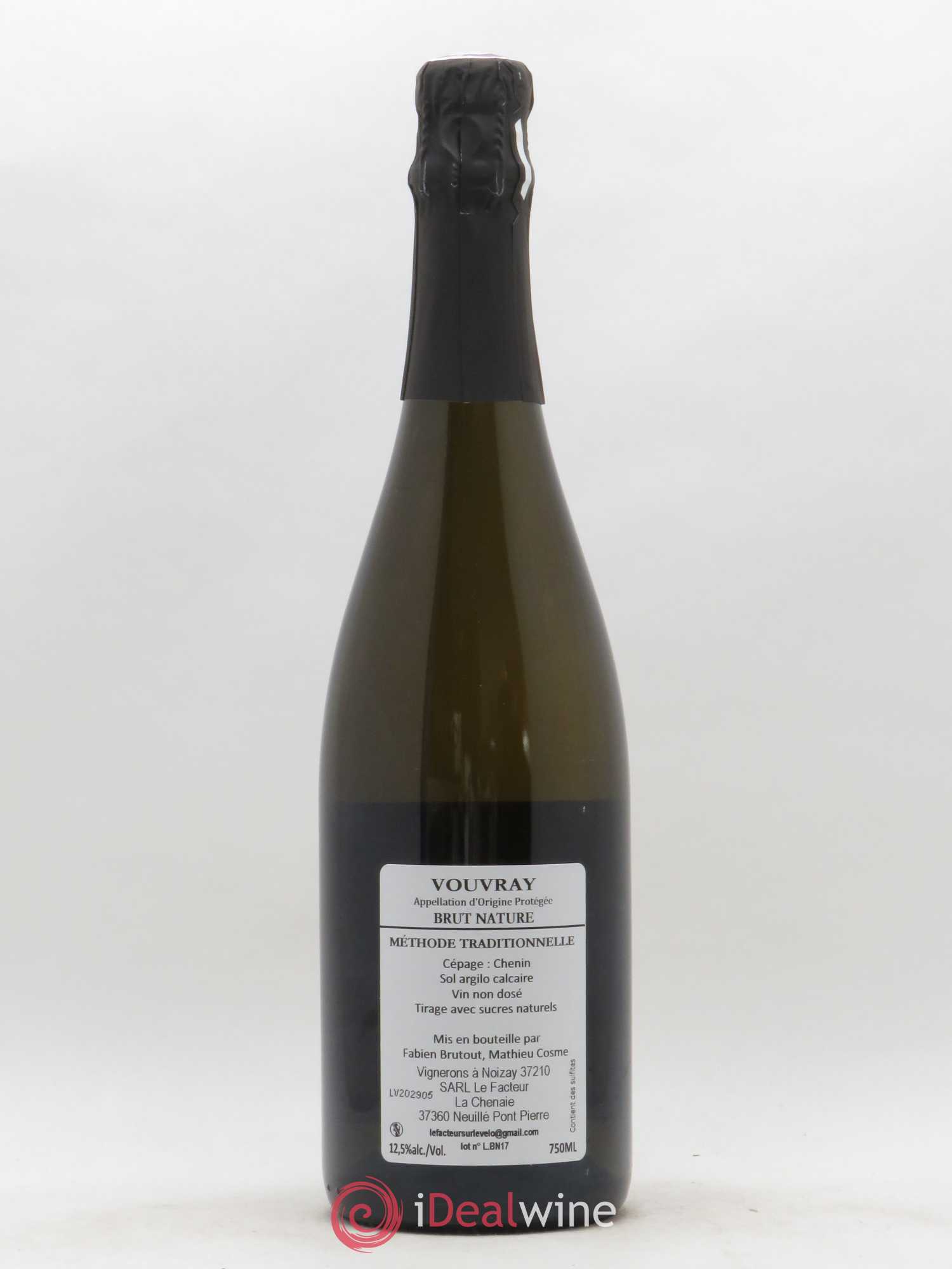 Vouvray Brut Nature Le Facteur à Vélo M Cosme - Posten von 1 Flasche - 1