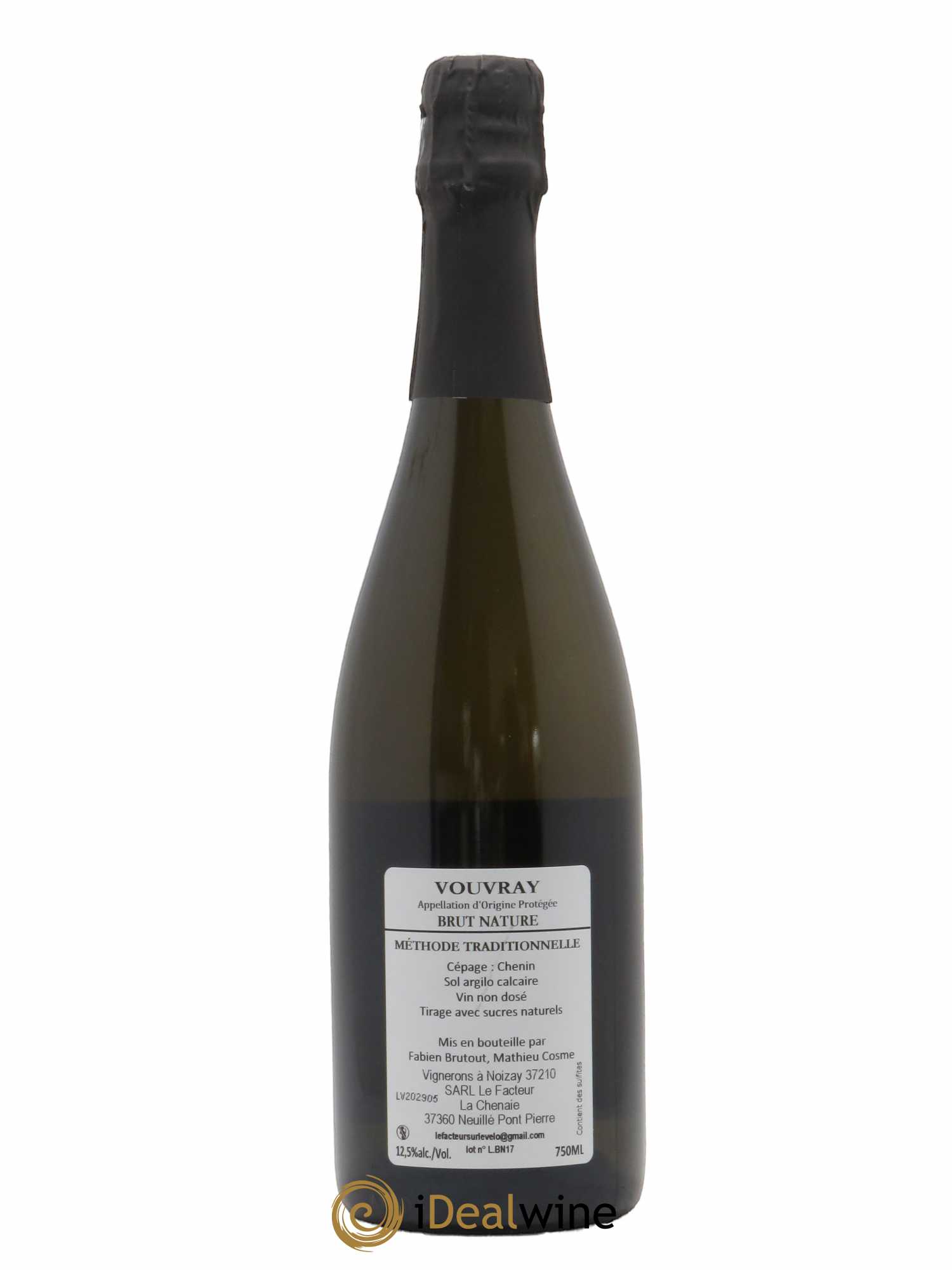 Vouvray Brut Nature Le Facteur à Vélo M Cosme - Posten von 1 Flasche - 1
