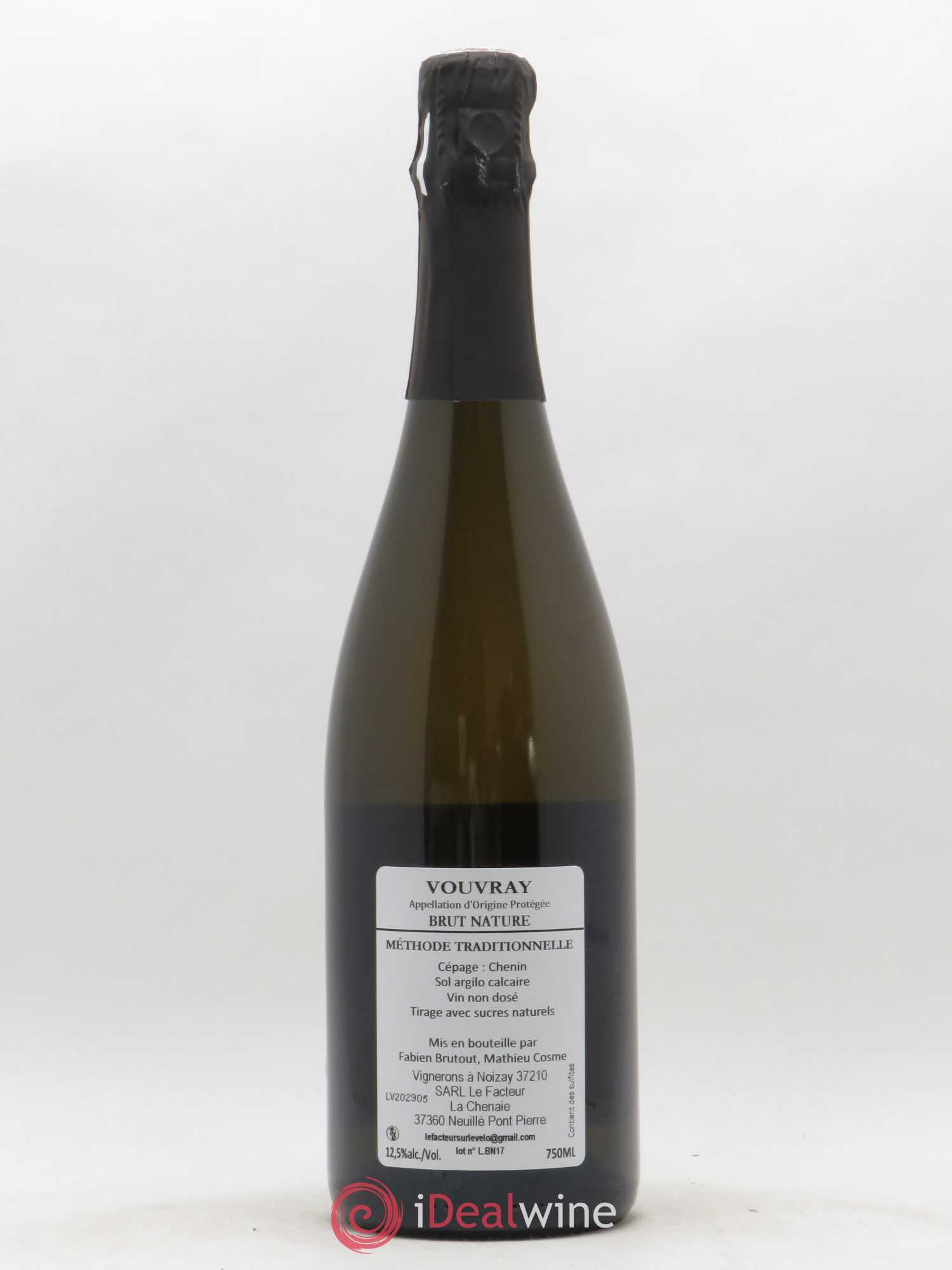 Vouvray Brut Nature Le Facteur à Vélo M Cosme - Posten von 1 Flasche - 1