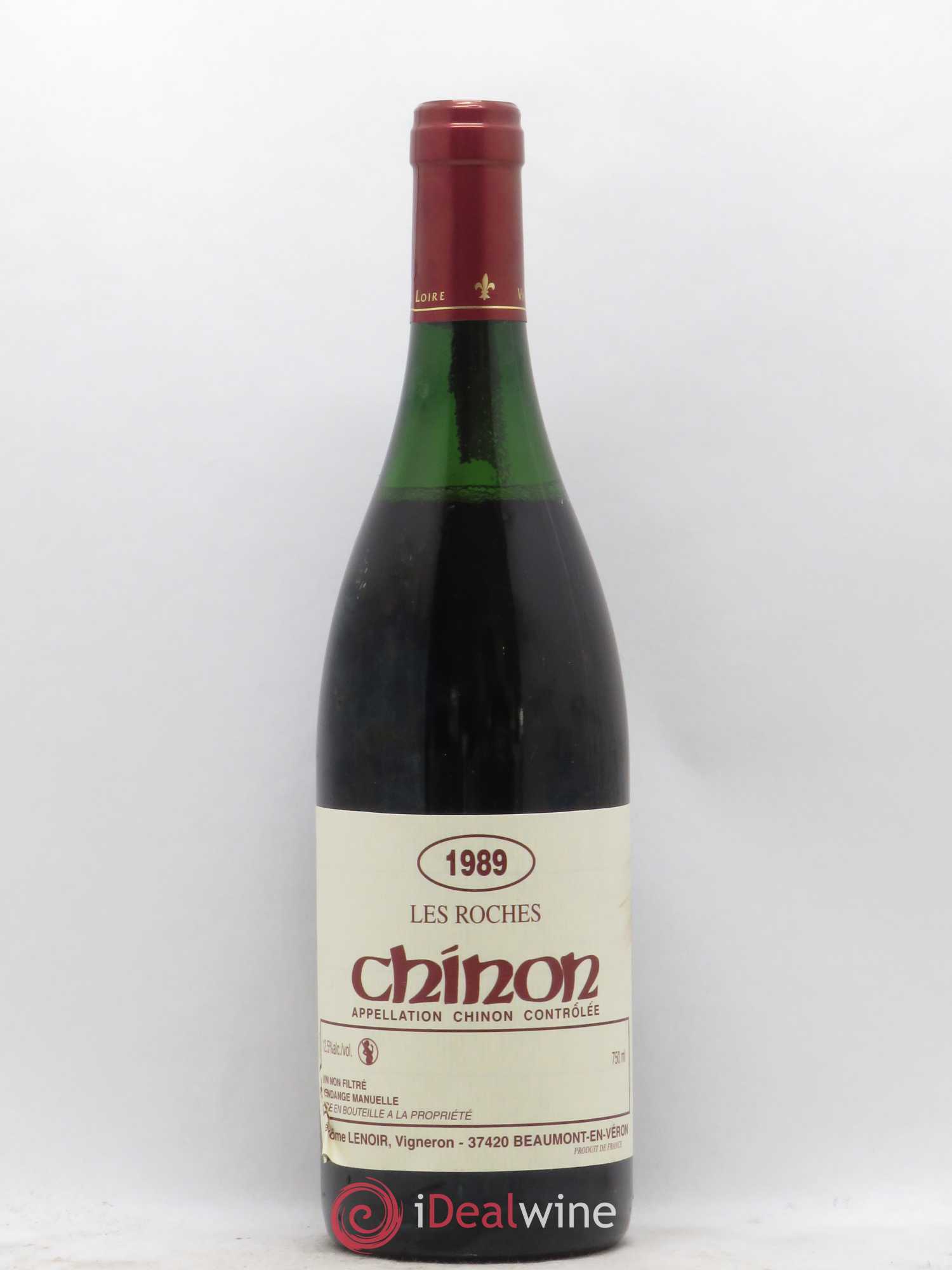 Chinon Les Roches Lenoir (Domaine) 1989 - Lot de 1 bouteille - 0