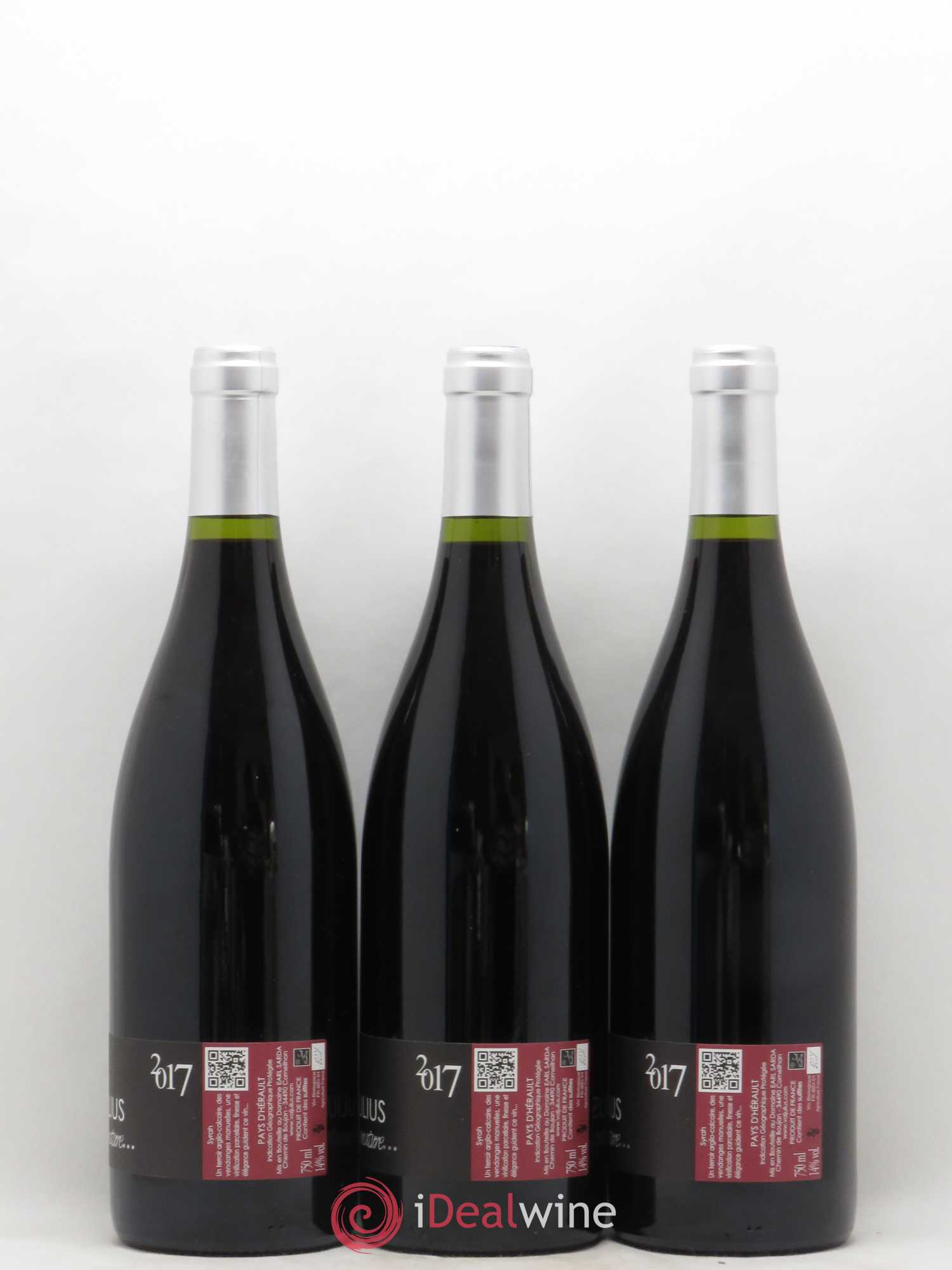 Pays d'Hérault Valjulius Signature J Et B Sarda 2017 - Lot of 6 bottles - 2