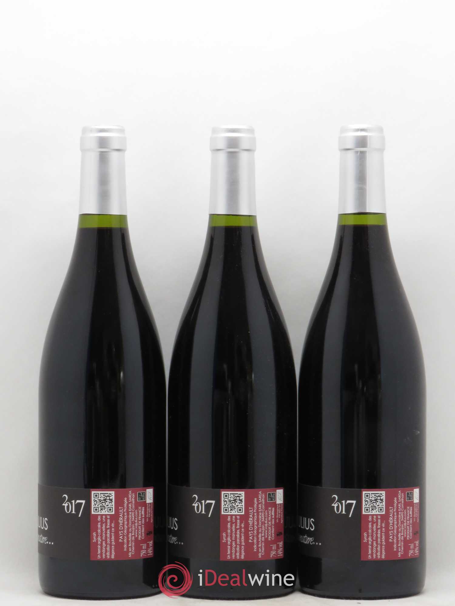 Pays d'Hérault Valjulius Signature J Et B Sarda 2017 - Lot de 6 bouteilles - 2