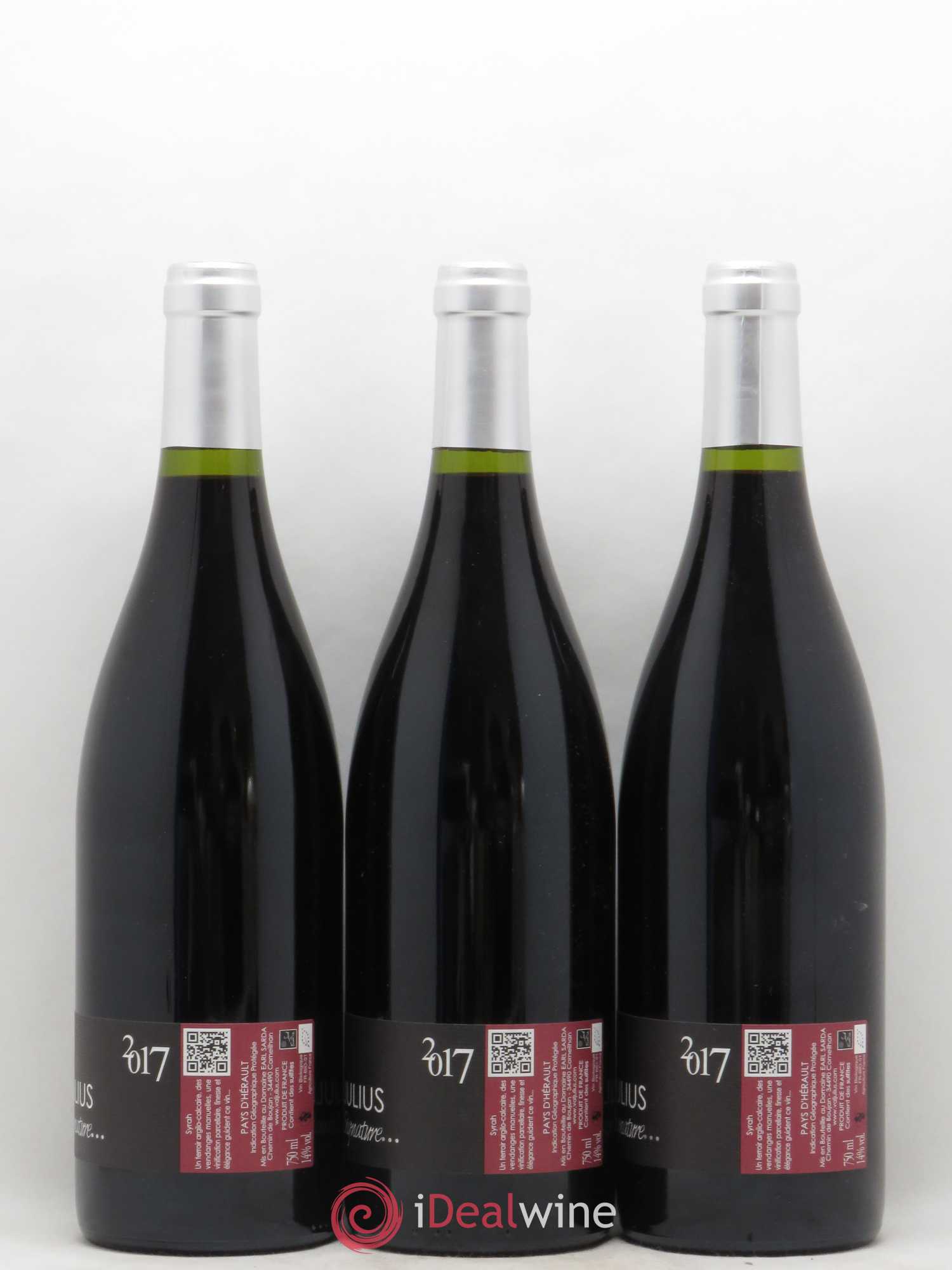 Pays d'Hérault Valjulius Signature J Et B Sarda 2017 - Lot de 6 bouteilles - 4