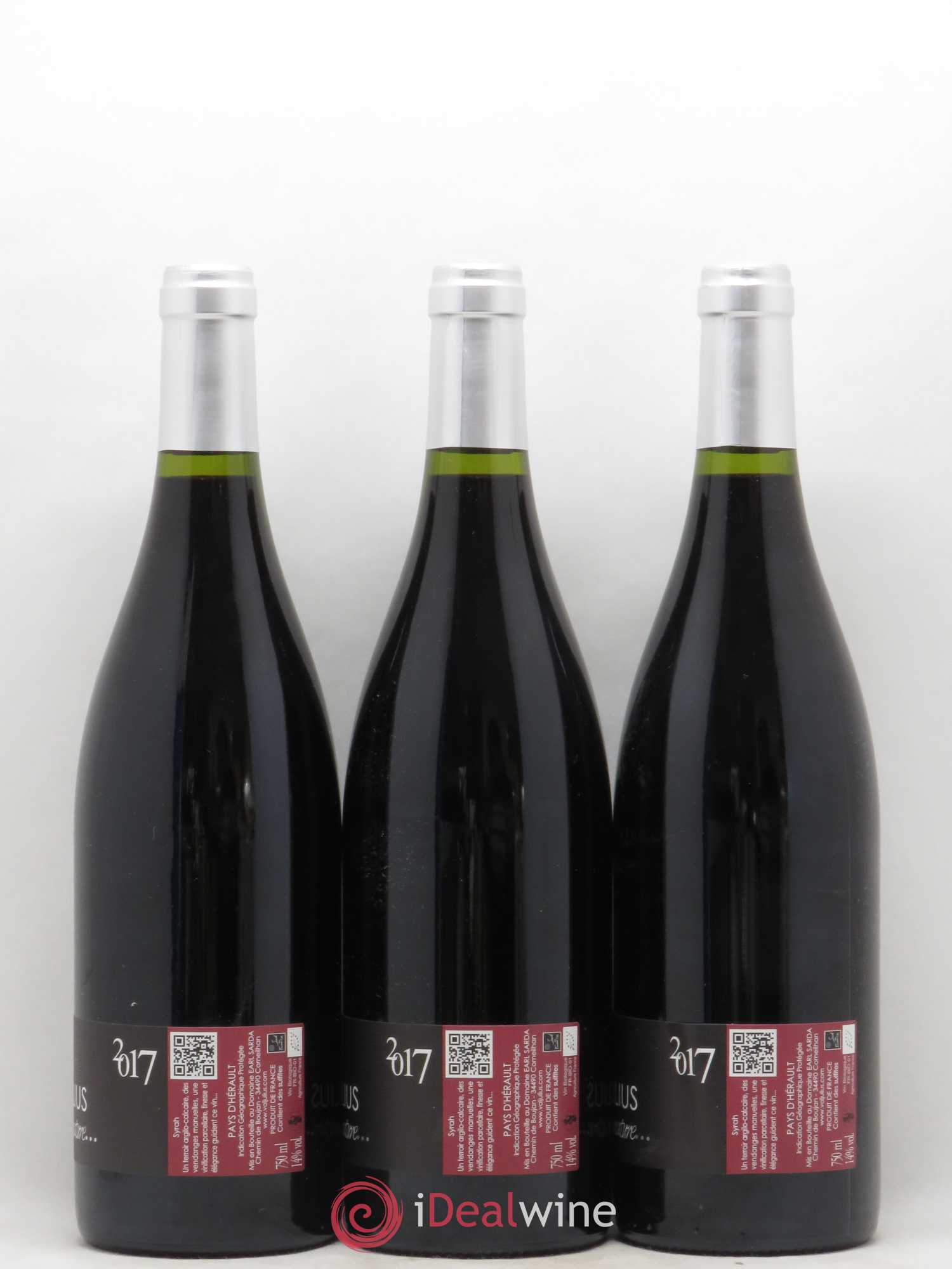 Pays d'Hérault Valjulius Signature J Et B Sarda 2017 - Lot de 3 bouteilles - 1