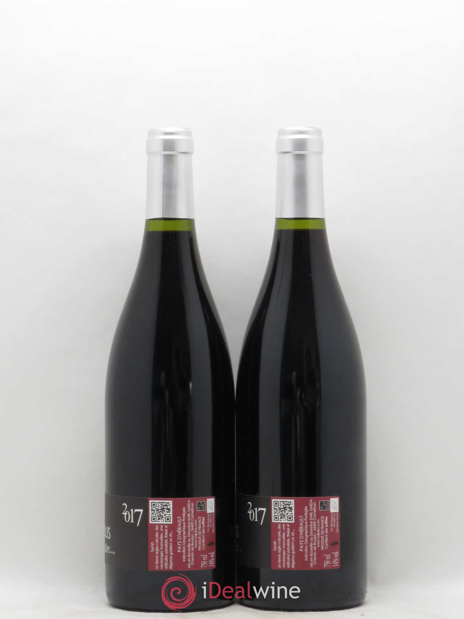 Pays d'Hérault Valjulius Signature J Et B Sarda 2017 - Lot de 2 bouteilles - 1