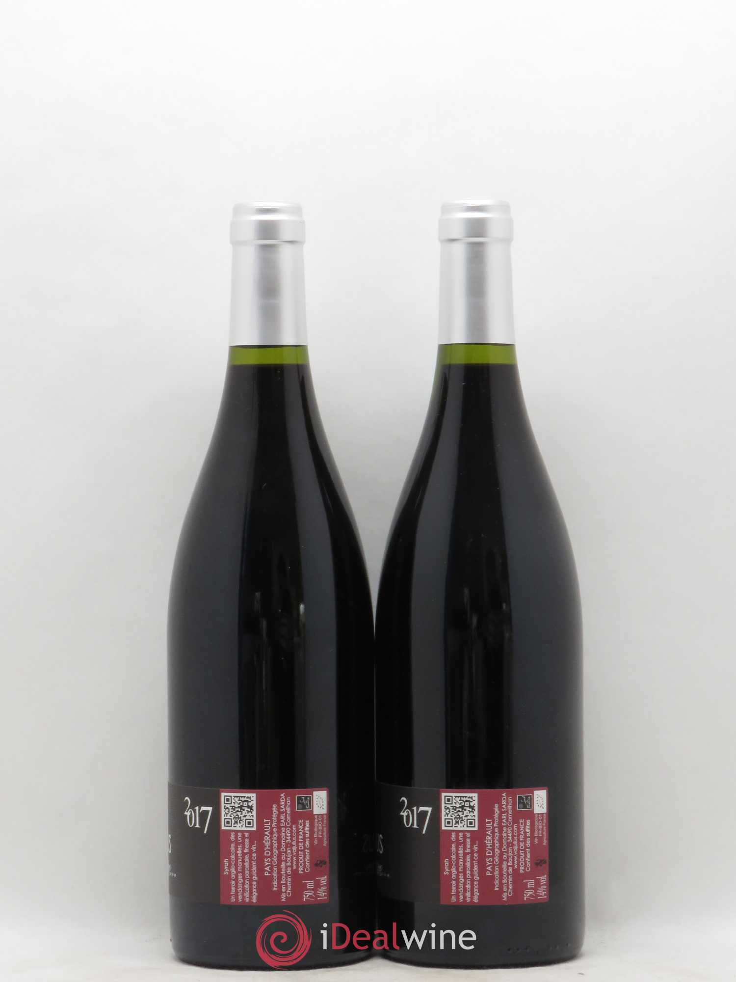 Pays d'Hérault Valjulius Signature J Et B Sarda 2017 - Lot de 2 bouteilles - 1
