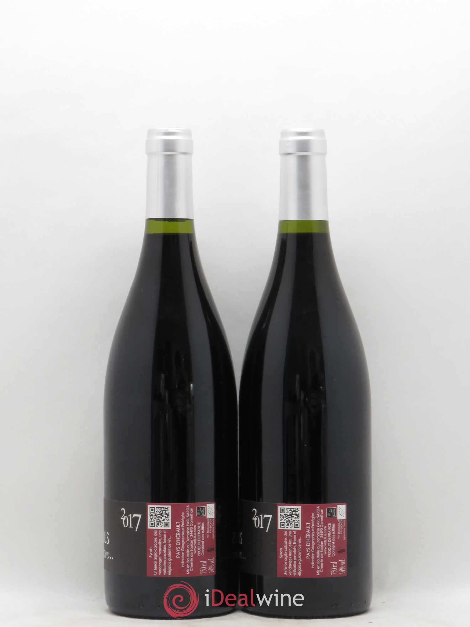 Pays d'Hérault Valjulius Signature J Et B Sarda 2017 - Lotto di 2 bottiglie - 1