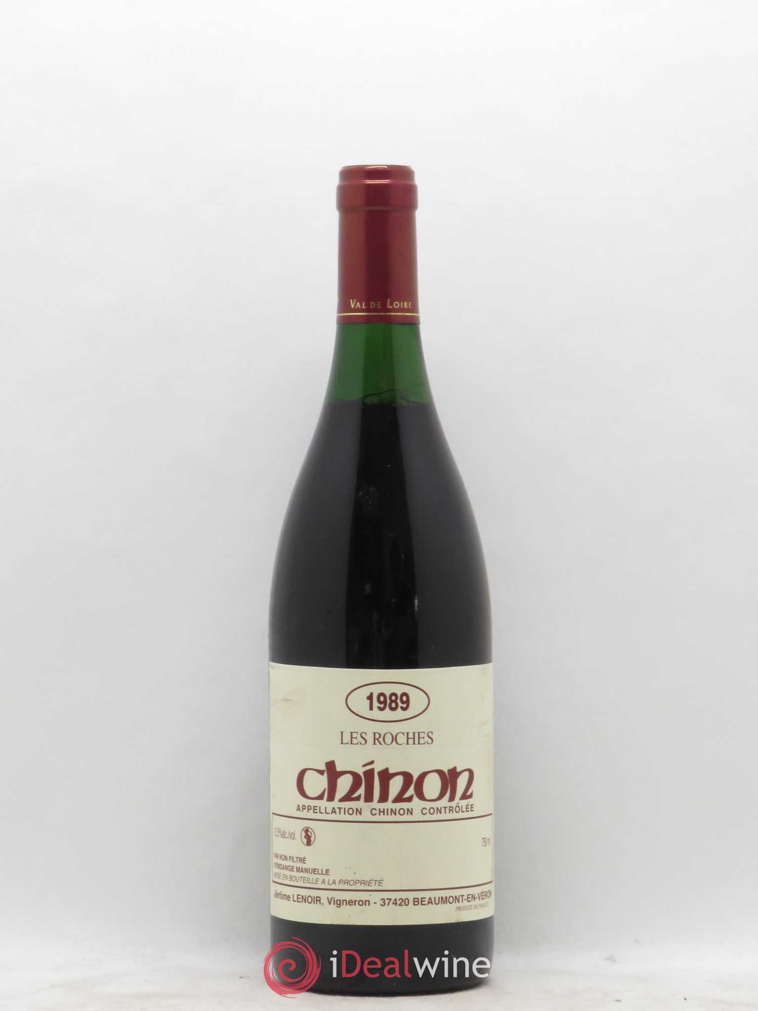 Chinon Les Roches Lenoir (Domaine) 1989 - Lot de 1 bouteille - 0