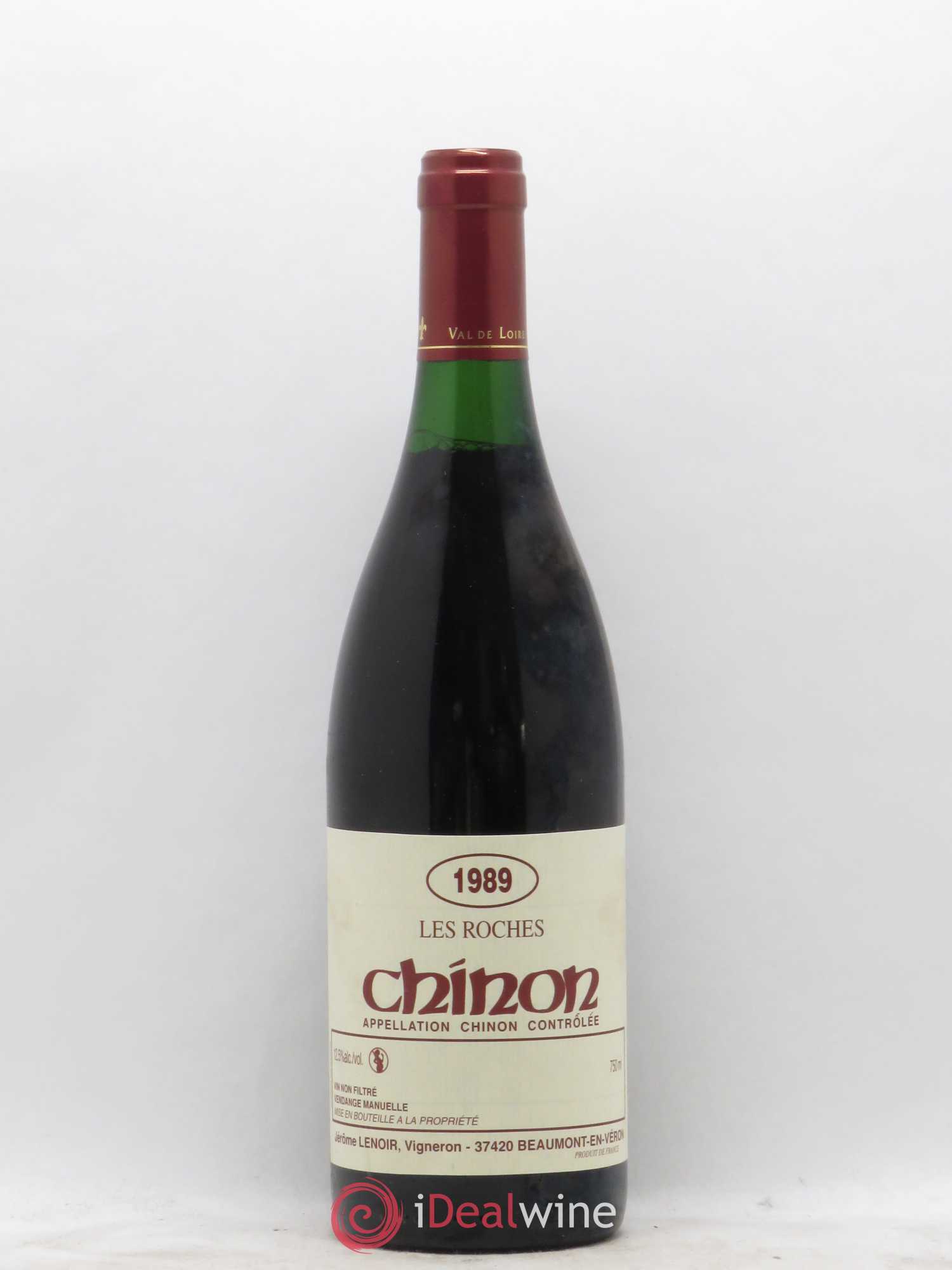 Chinon Les Roches Lenoir (Domaine) 1989 - Lot de 1 bouteille - 0