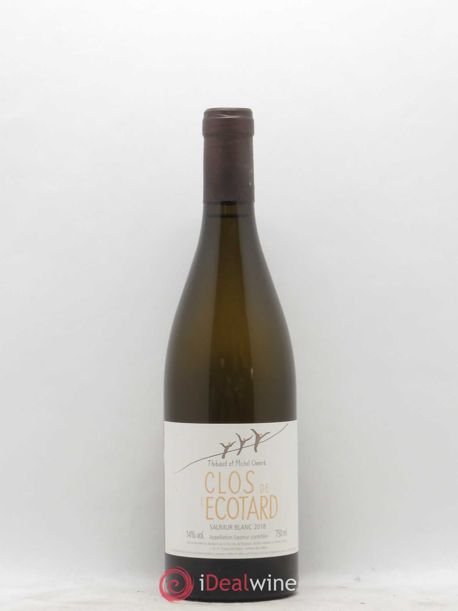 Saumur Clos de l'écotard Michel Chevré 2018 - Lot de 1 bouteille - 0