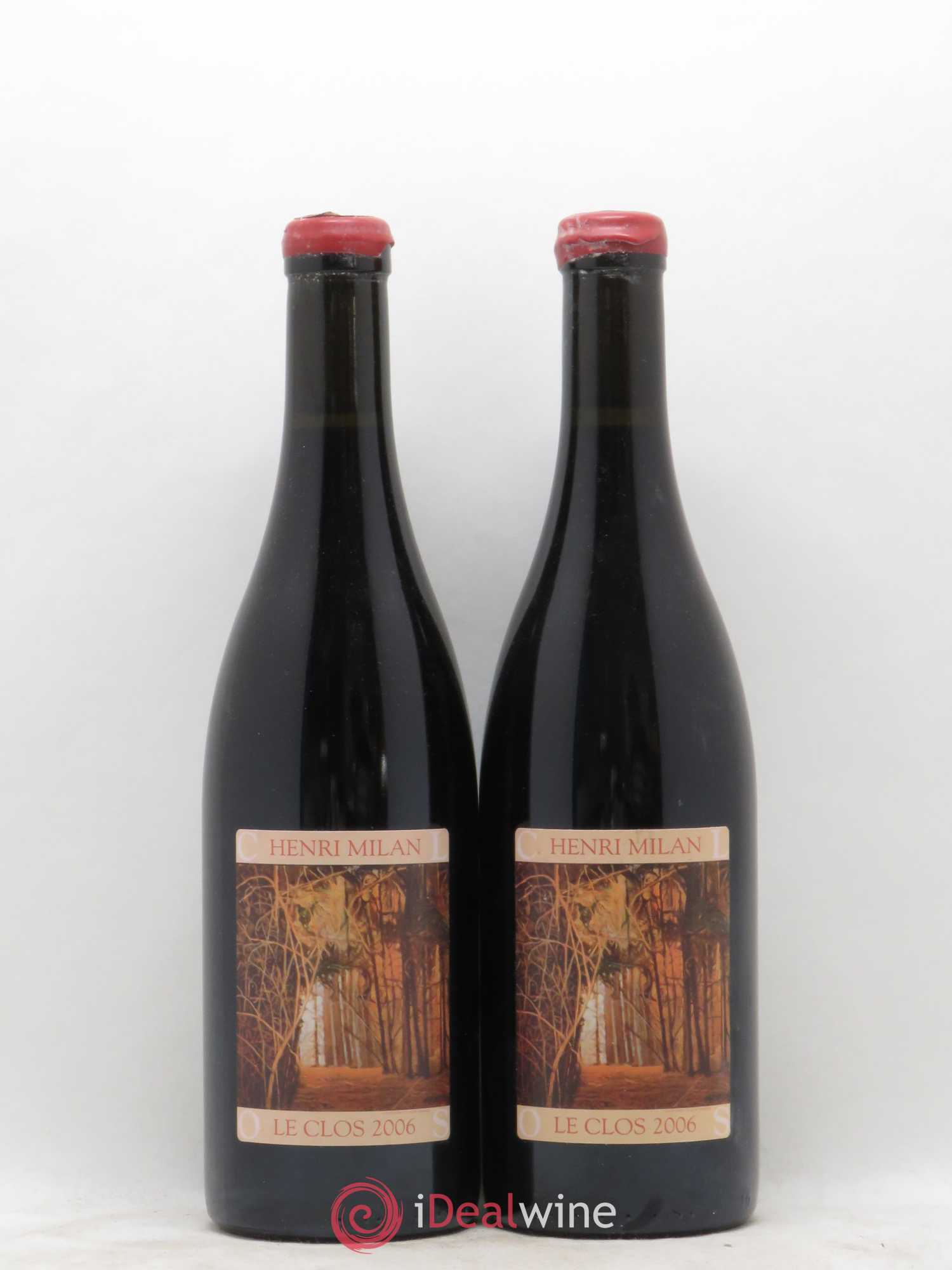 Vin de France Clos Milan Henri Milan 2006 - Lot de 2 bouteilles - 0