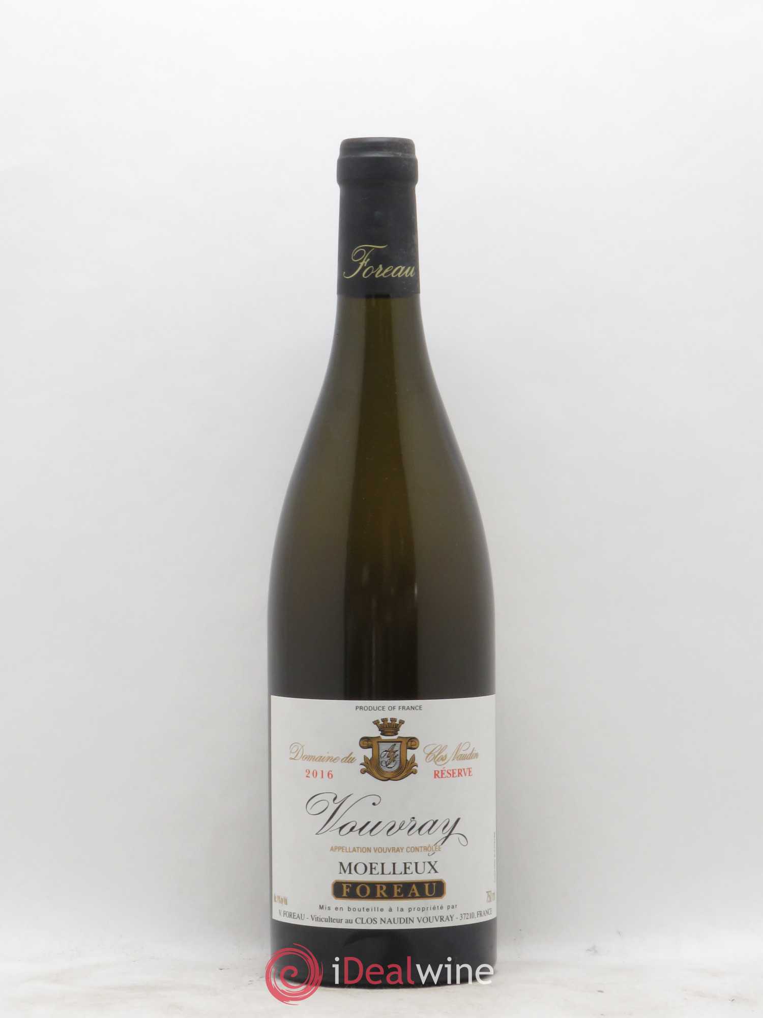 Vouvray Moelleux Réserve Clos Naudin - Philippe Foreau 2016 - Lotto di 1 bottiglia - 0