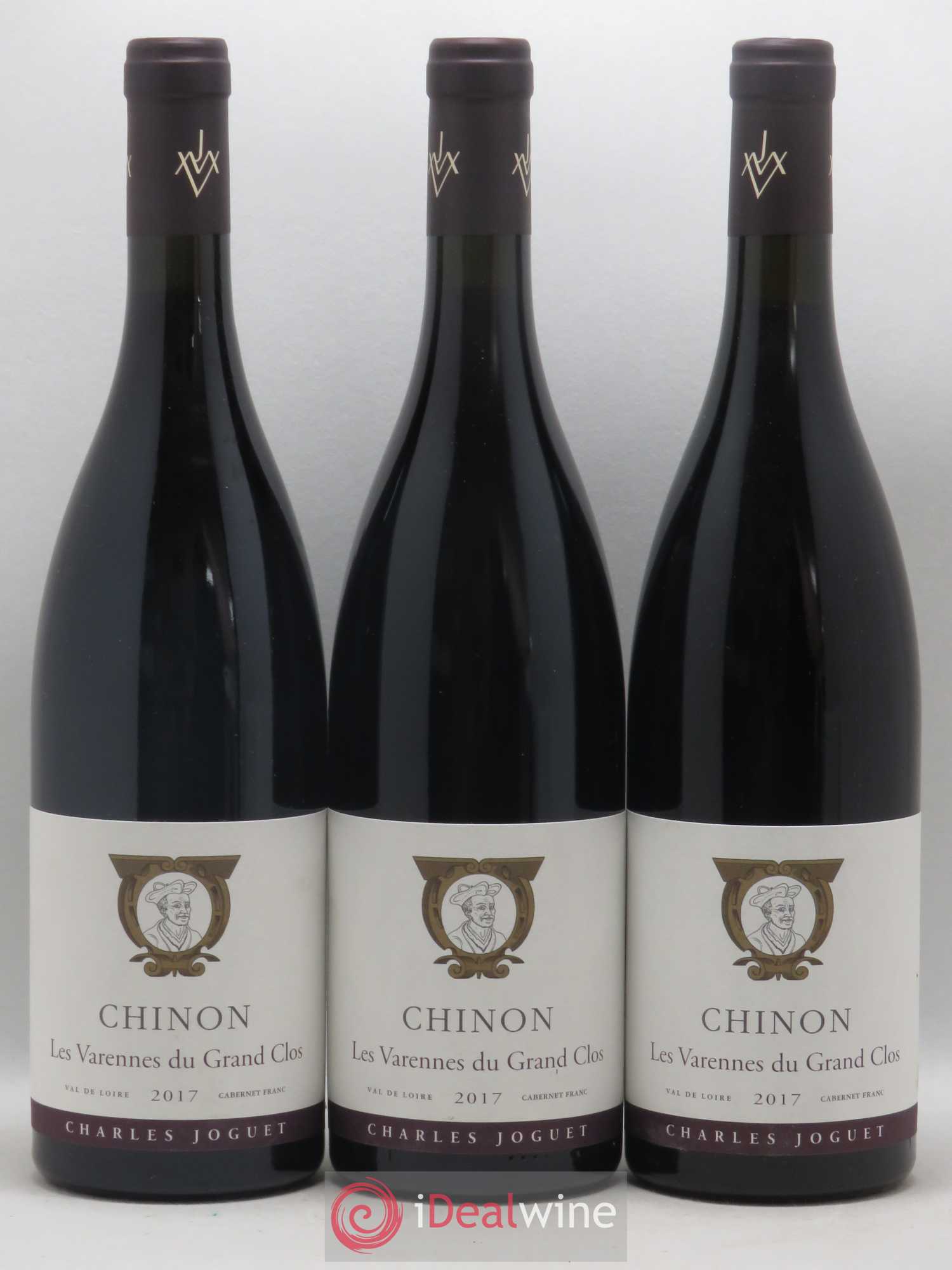 Chinon Les Varennes du Grand Clos Charles Joguet 2017 - Lot de 3 bouteilles - 0