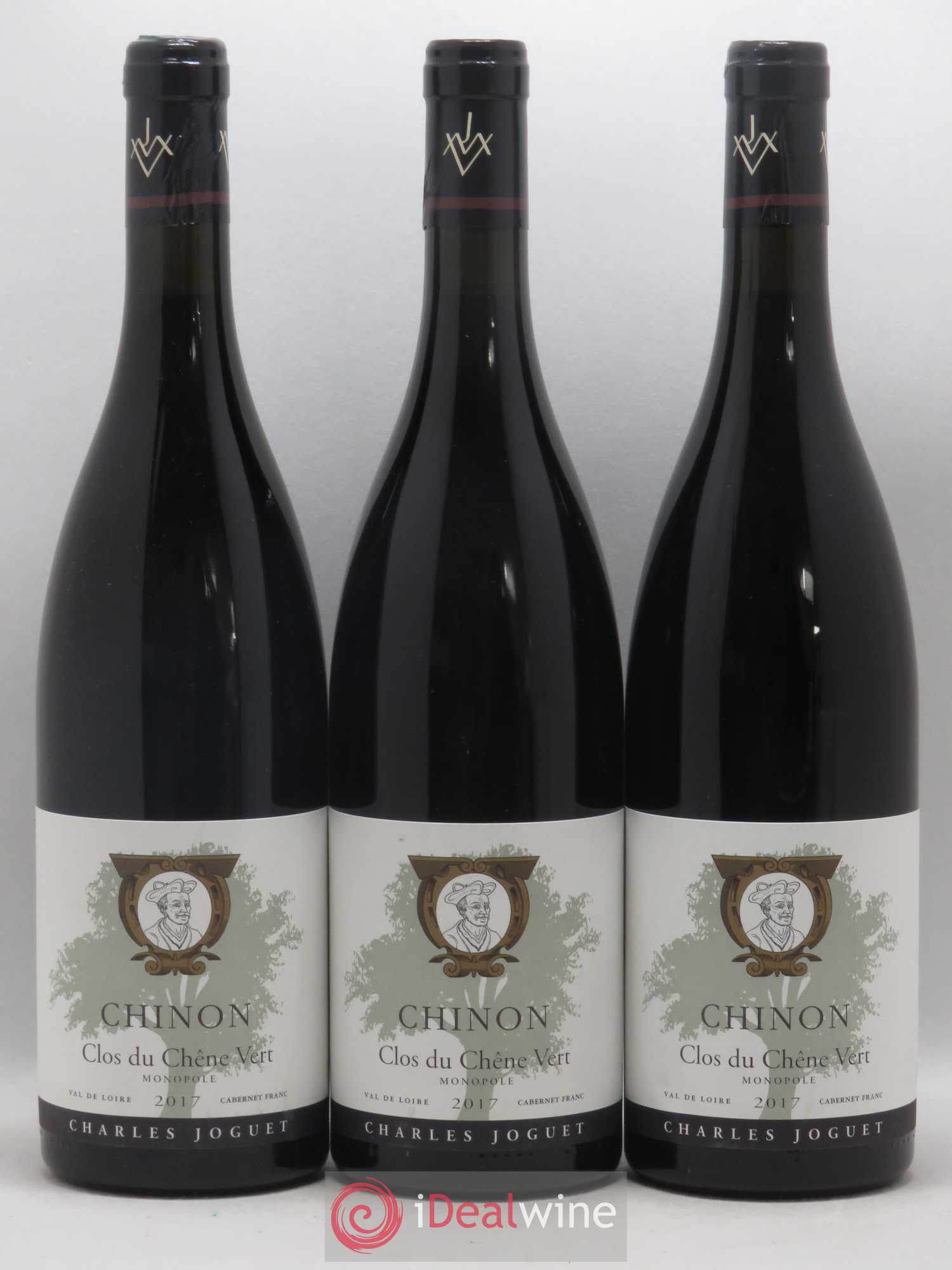 Chinon Clos du Chêne Vert Charles Joguet 2017 - Lot de 3 bouteilles - 0