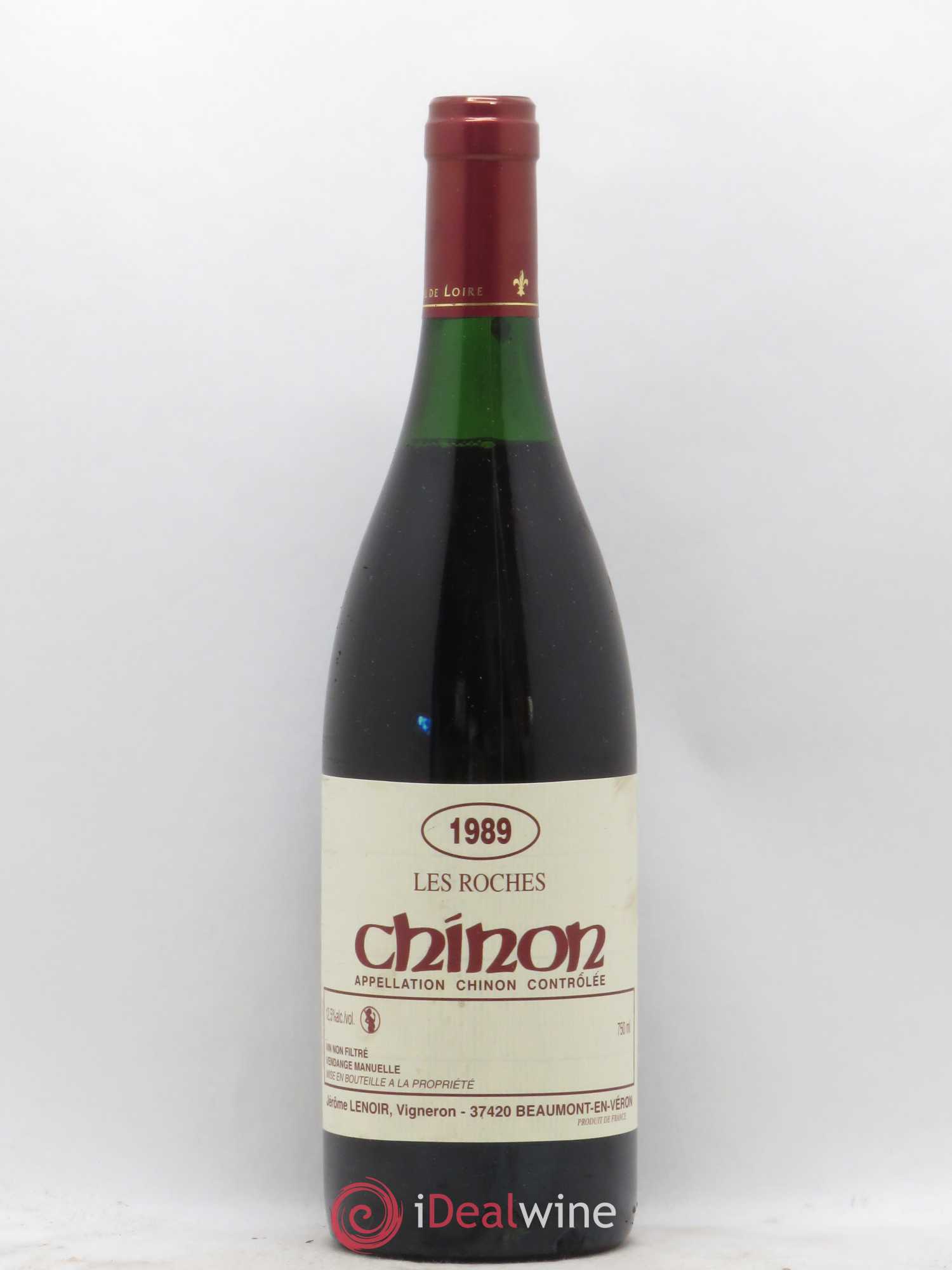 Chinon Les Roches Lenoir (Domaine) 1989 - Lot de 1 bouteille - 0