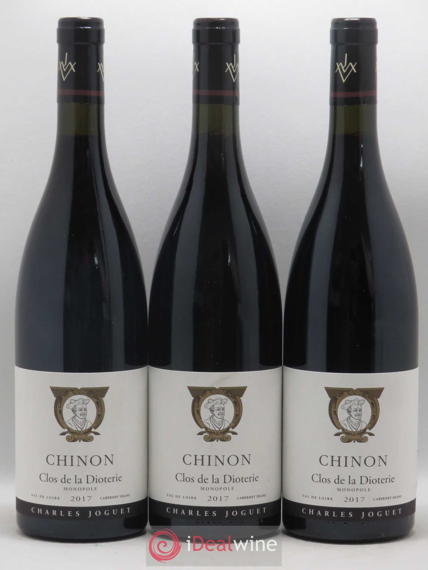 Chinon Clos de La Dioterie Charles Joguet 2017 - Lot de 3 bouteilles - 0