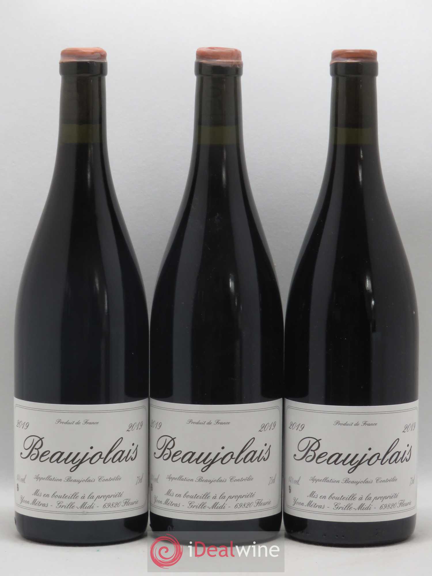 Beaujolais Yvon Métras 2019 - Lot de 3 bouteilles - 0
