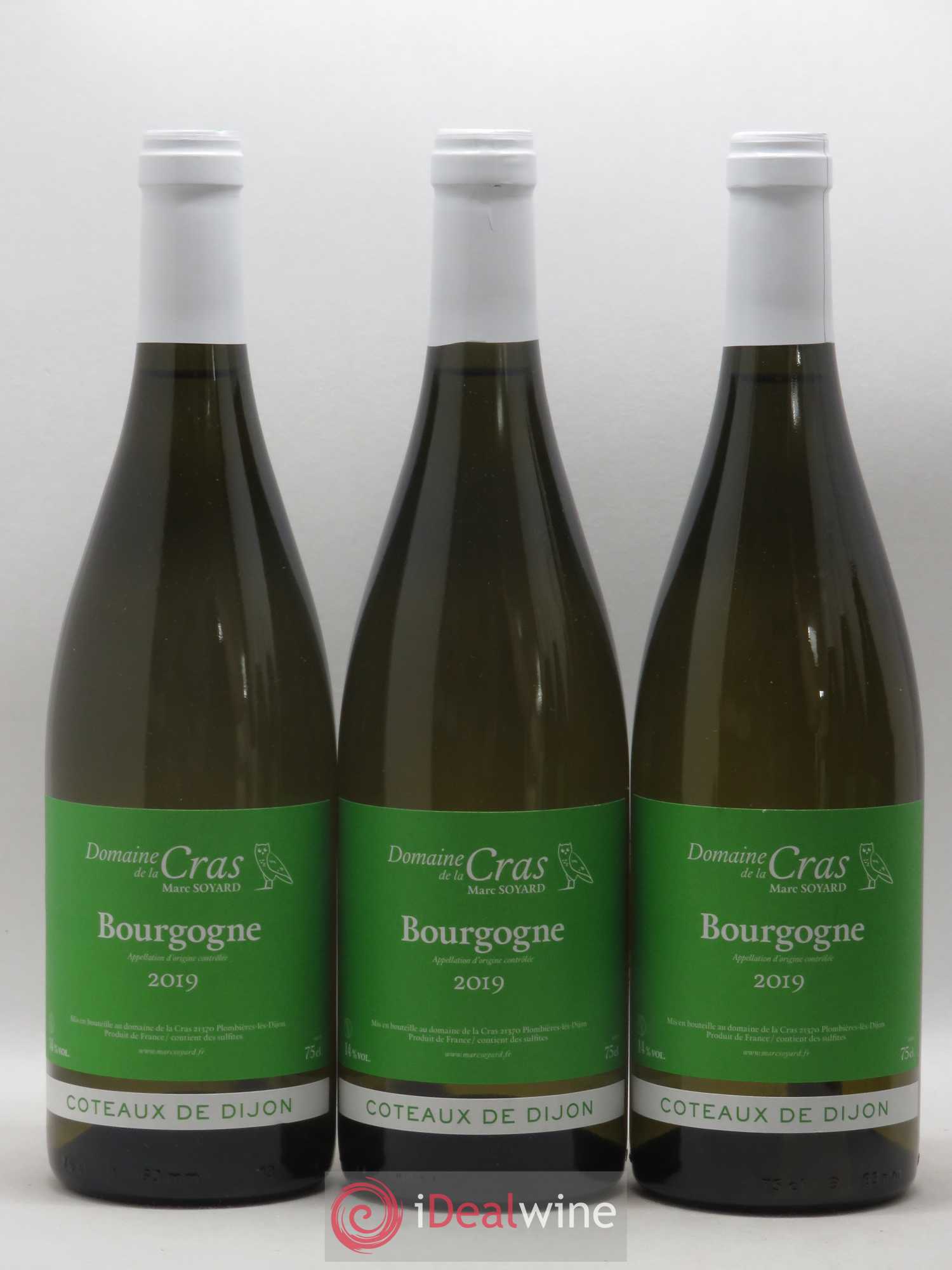 Coteaux de Dijon Domaine de la Cras - Marc Soyard 2019 - Lot de 6 bouteilles - 1