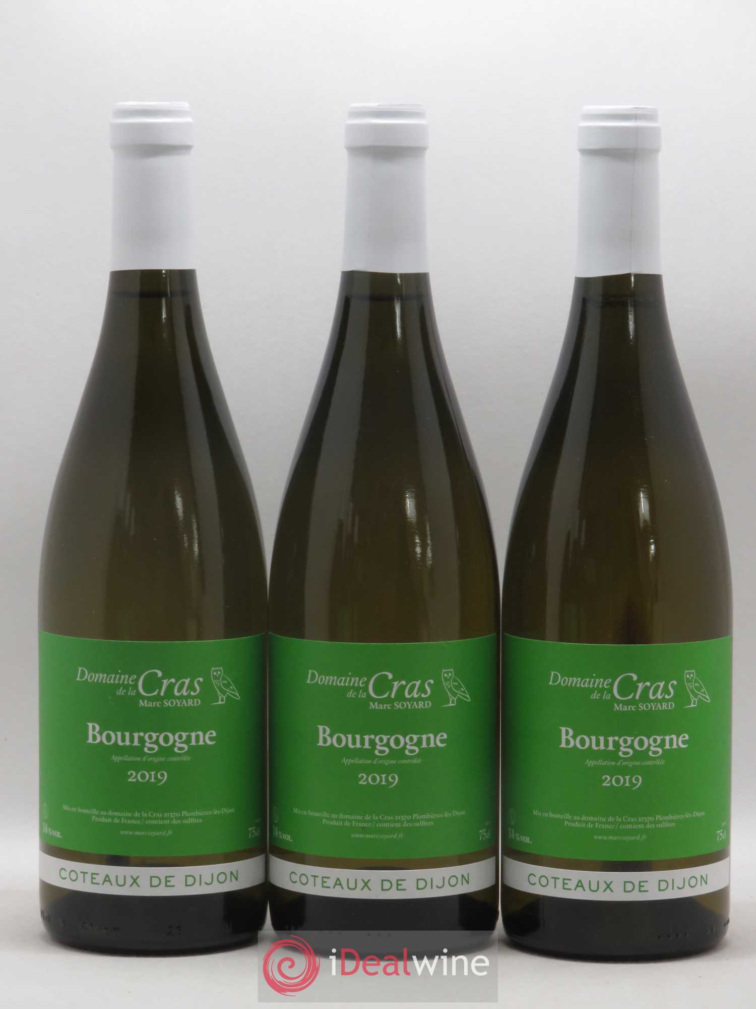 Coteaux de Dijon Domaine de la Cras - Marc Soyard 2019 - Lot de 6 bouteilles - 2