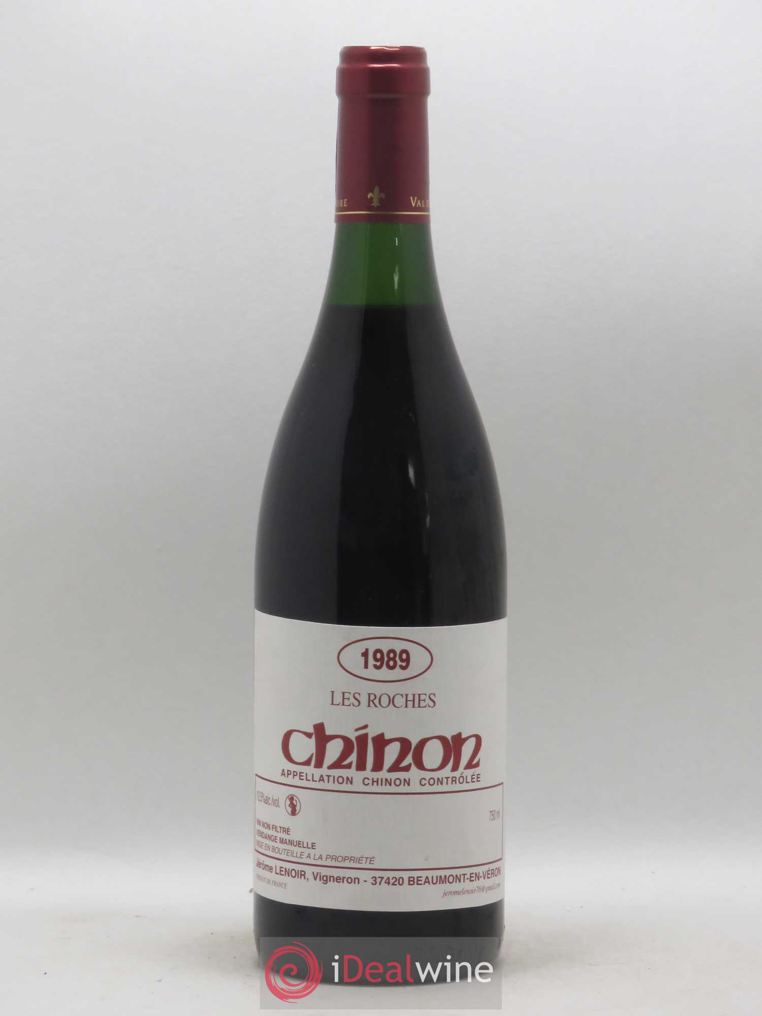 Chinon Les Roches Lenoir (Domaine) 1989 - Lot de 1 bouteille - 0