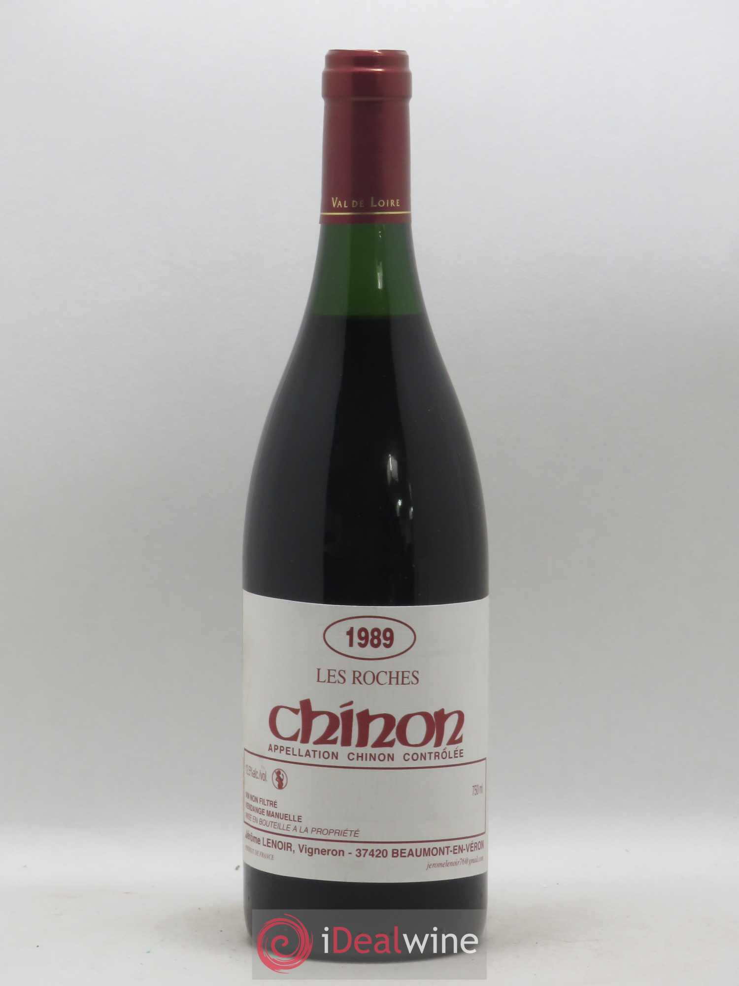 Chinon Les Roches Lenoir (Domaine) 1989 - Lot de 1 bouteille - 0