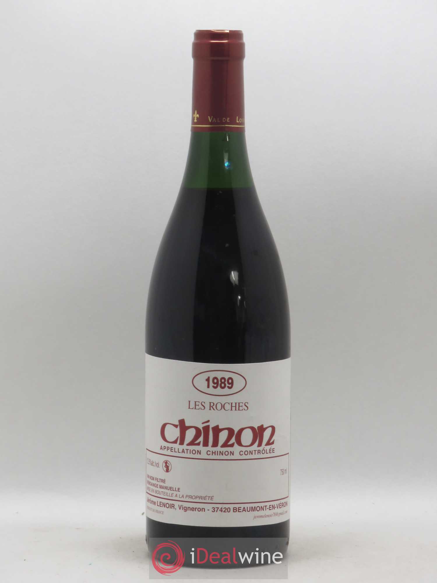 Chinon Les Roches Lenoir (Domaine) 1989 - Lot de 1 bouteille - 0